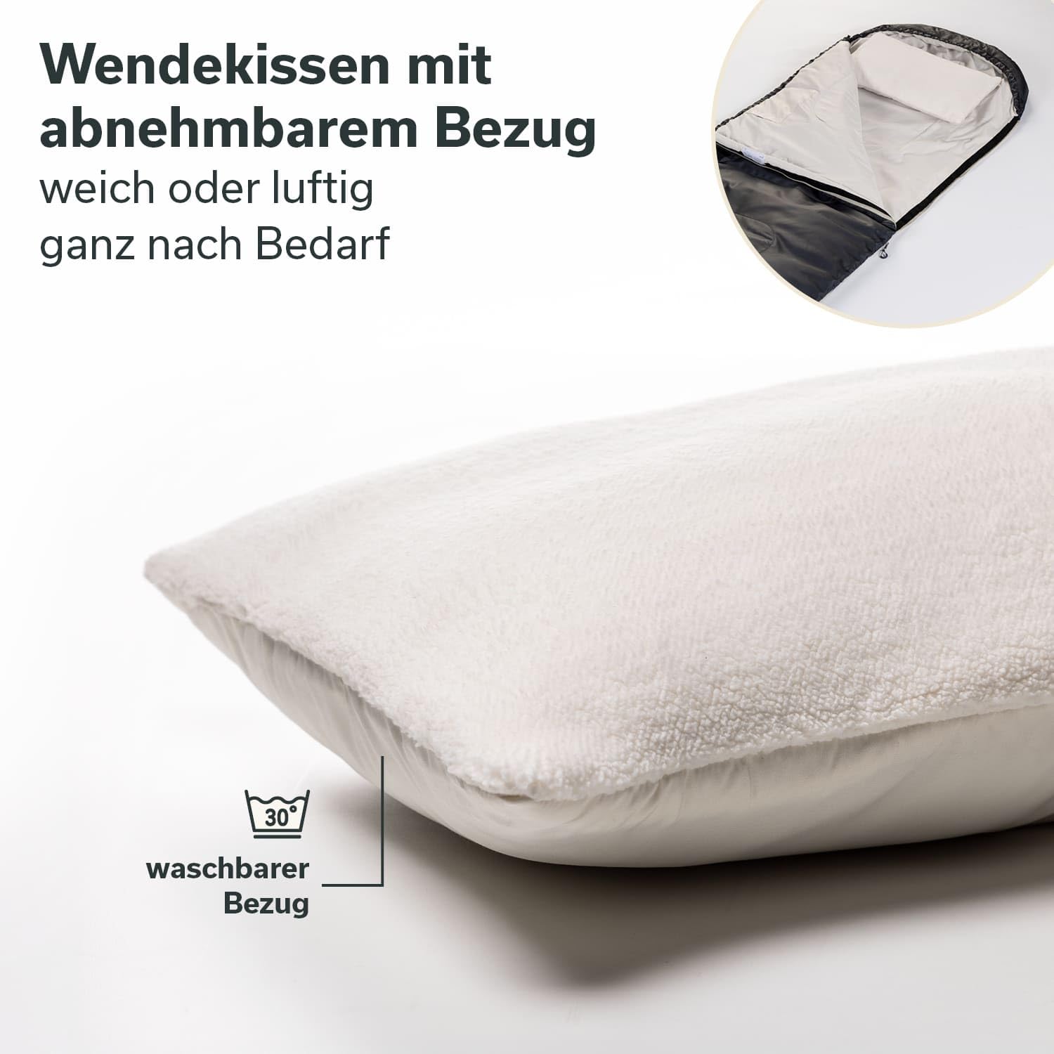 Skandika Śpiwór Skye | śpiwór na 3 pory roku, z poduszkami, możliwość łączenia, 220 x 75 cm, wypełnienie z mikrofibry, 250 g/m², kieszeń wewnętrzna, nadaje się do prania | śpiwory outdoorowe
