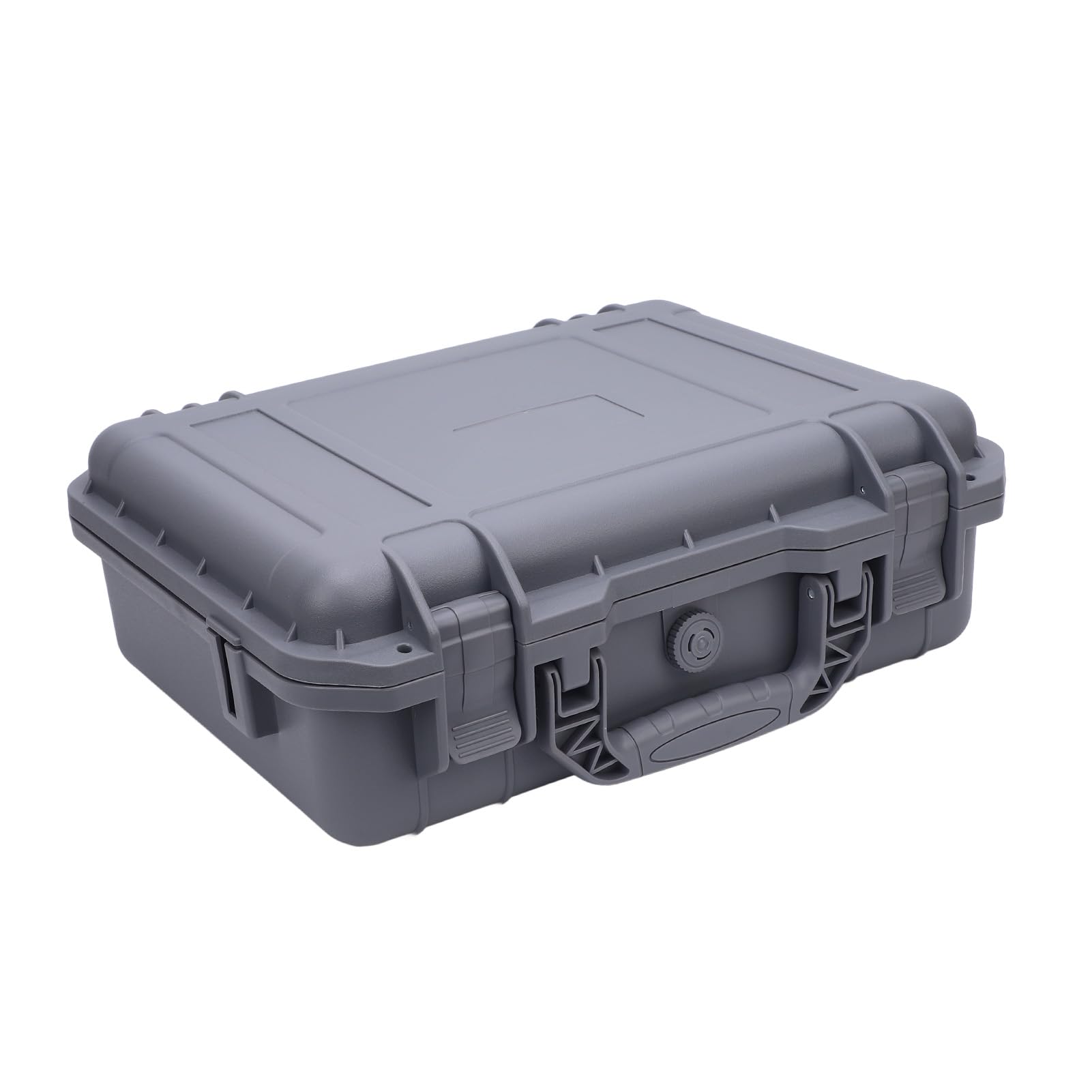 Generic Mini Dish Twarde Etui Odporne na Wstrząsy Pudełko do Przechowywania w Podróży Jasnoszary IP67 Odporny na Deszcz, Odporny Uderzenia, Wygodny Uchwyt do Przenoszenia, materiał EVA ABS