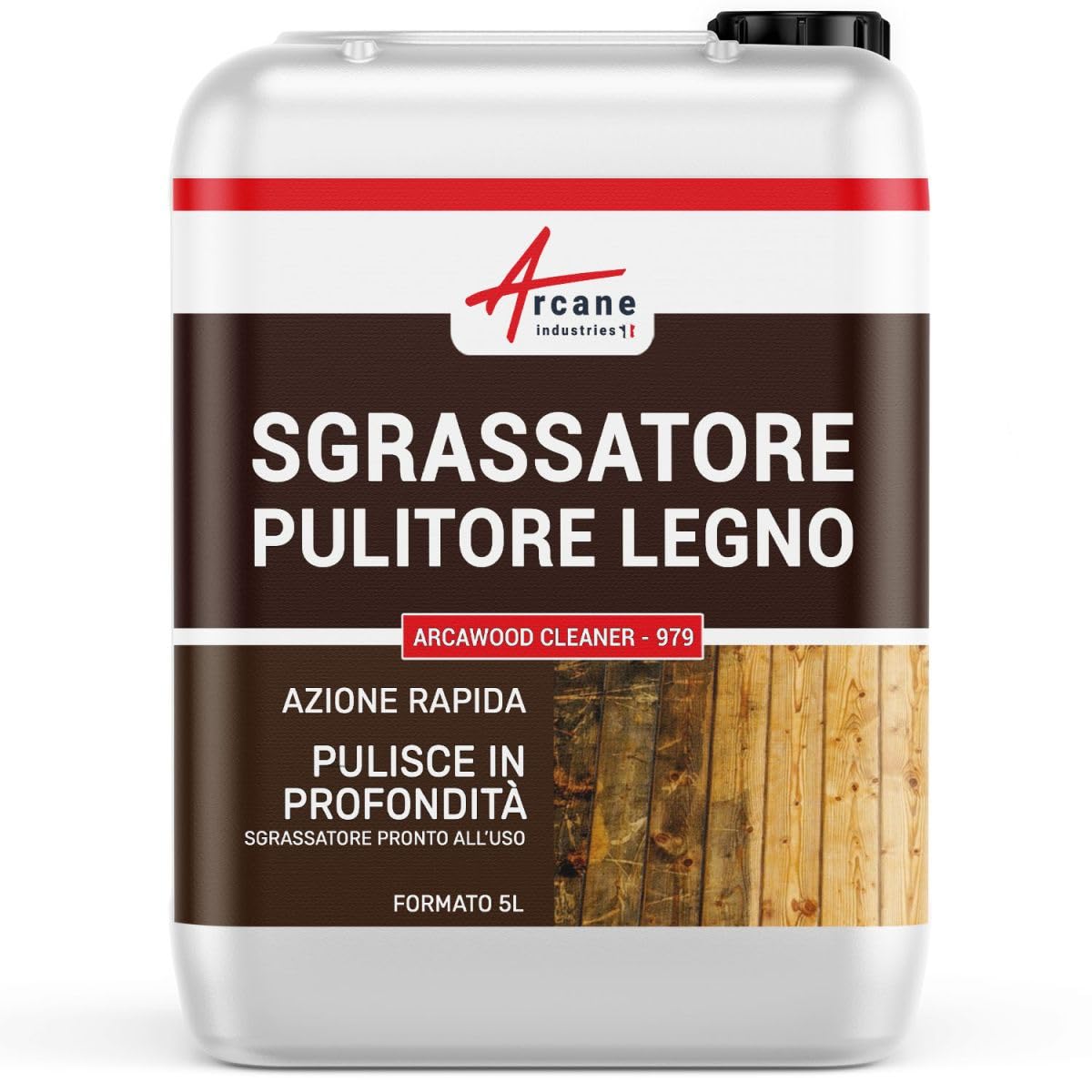 ARCANE INDUSTRIES Sgrassatore detergente per Legno ARCAWOOD Cleaner - 979-5