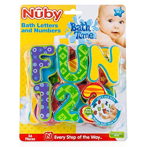 Preisvergleich Produktbild Nuby Bad Buchstaben & Zahlen