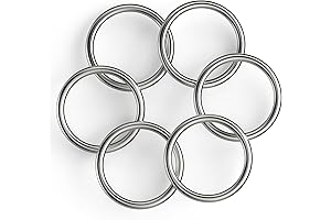 2 inch Welded Metal O Rings: Stainless Steel Round Ring for Strength and Durability