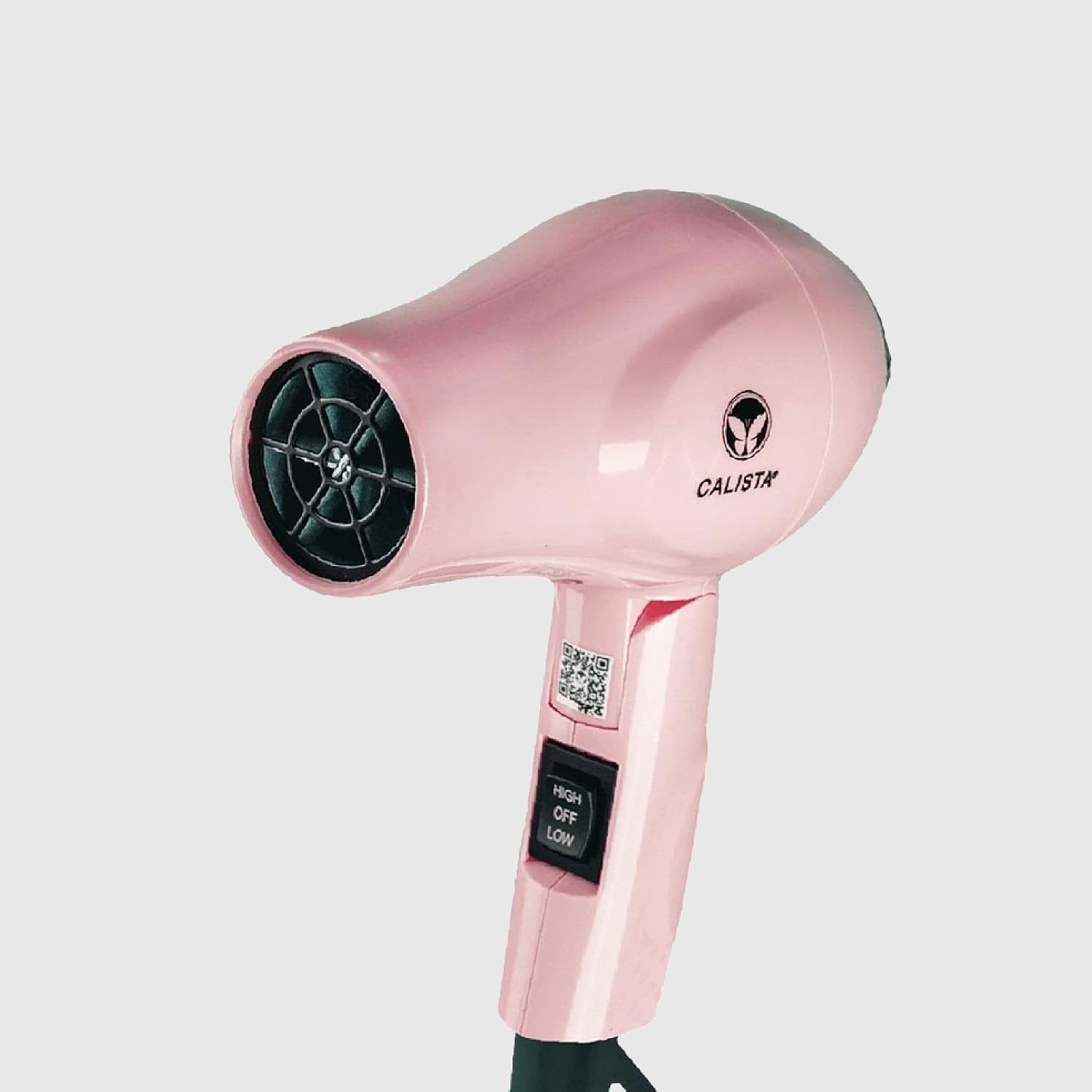 CALISTA GoGo Mini Hair Dryer | Dry and Style Hair with Mini, Foldable Blow Dryer | 1000-Watt Dryer | Includes Concentrator Attachment | Perfect Travel Tool (Blush) image 2