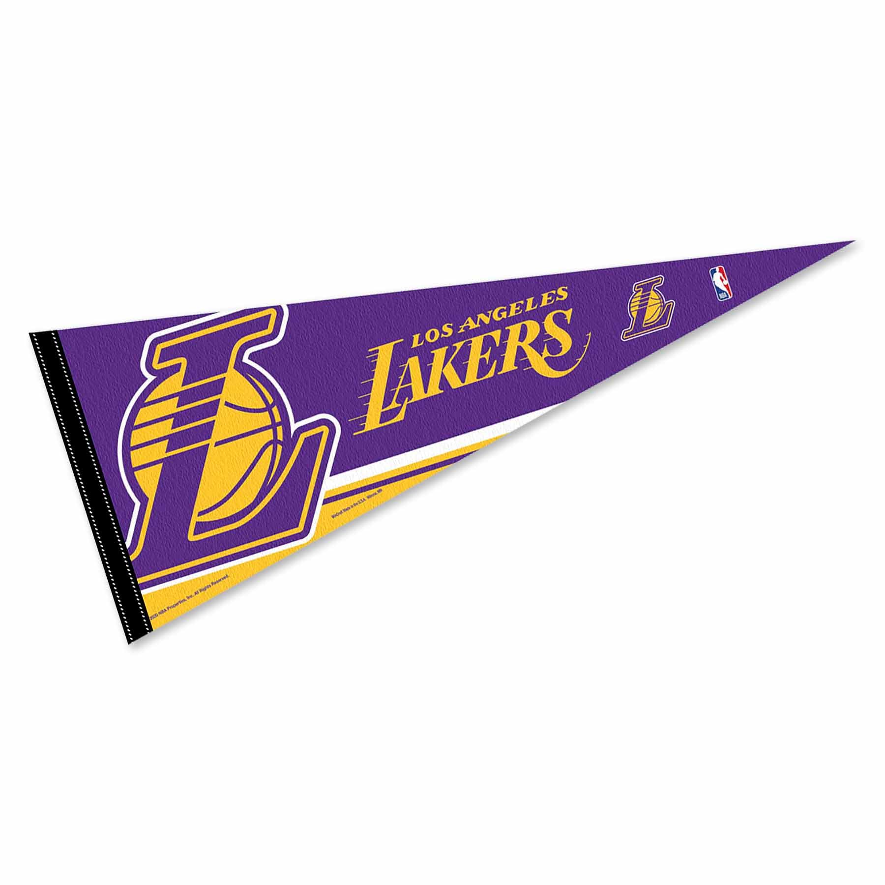 Los Angeles Lakers Pennant Full Size 12 in X 30 in