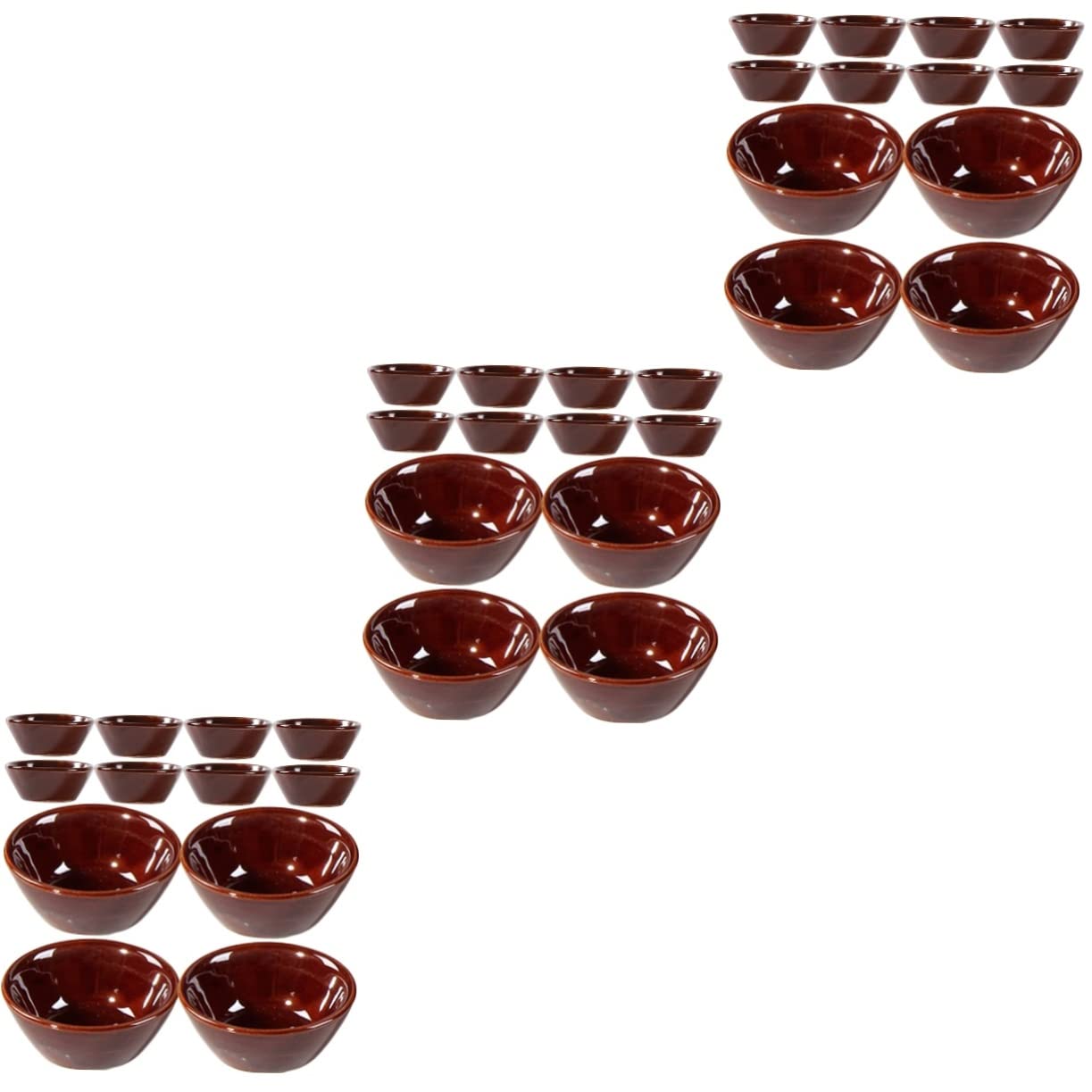 Alipis 36 pcs Cups Sauce for Ice Ramekins Porcelain Serving Cake Dishes Dipping Small Cream Multifunctional Bozai Dip Baking Condiments Brulee Soy Dessert Dish Jelly Prep Mini