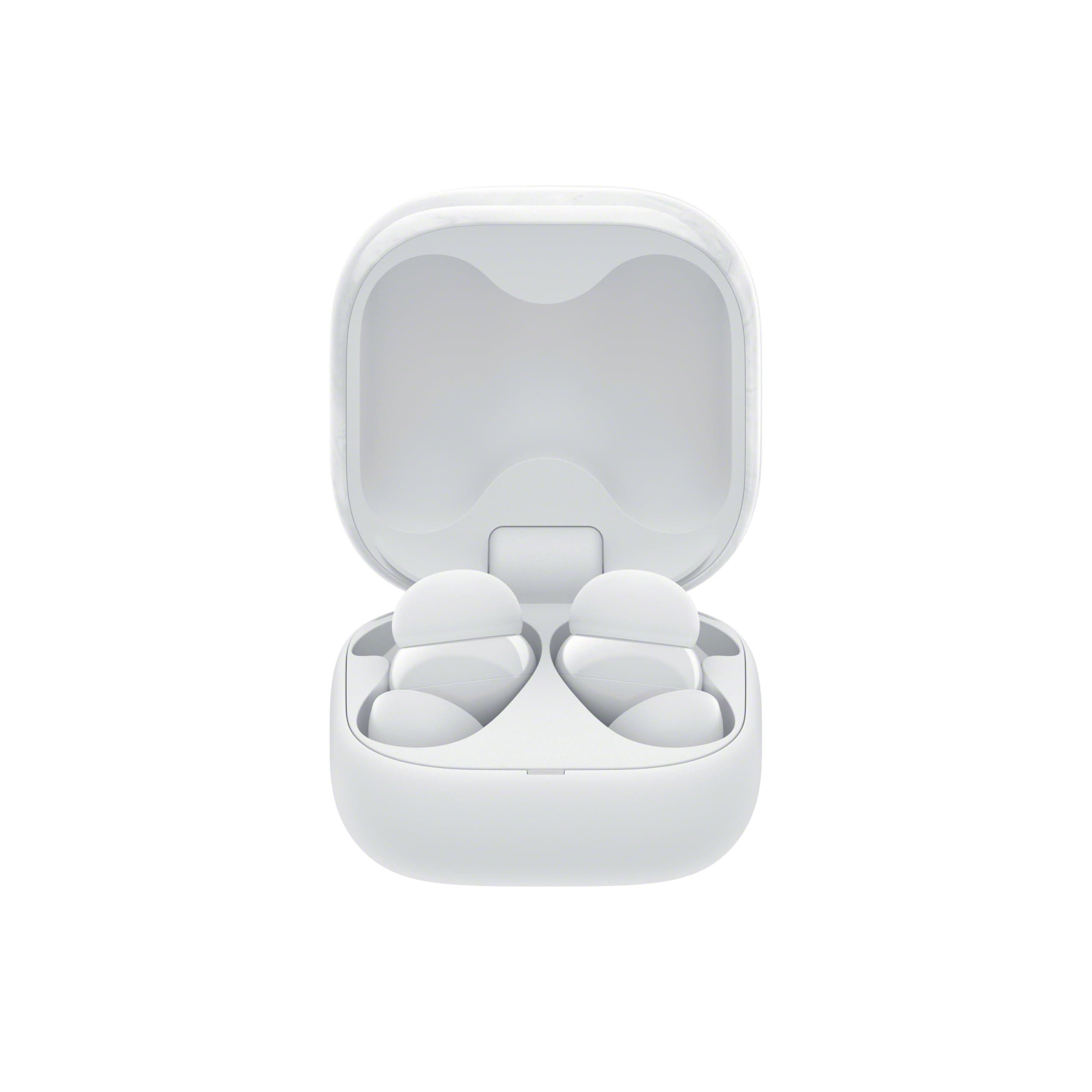 Sony LinkBuds Fit - Cuffie True Wireless Bluetooth con Noise Cancelling - Comfort a lungo, IPX4, High-Res Audio, modalità Ambient Sound, batteria fino a 21 ore, Multipoint, iOS e Android - White