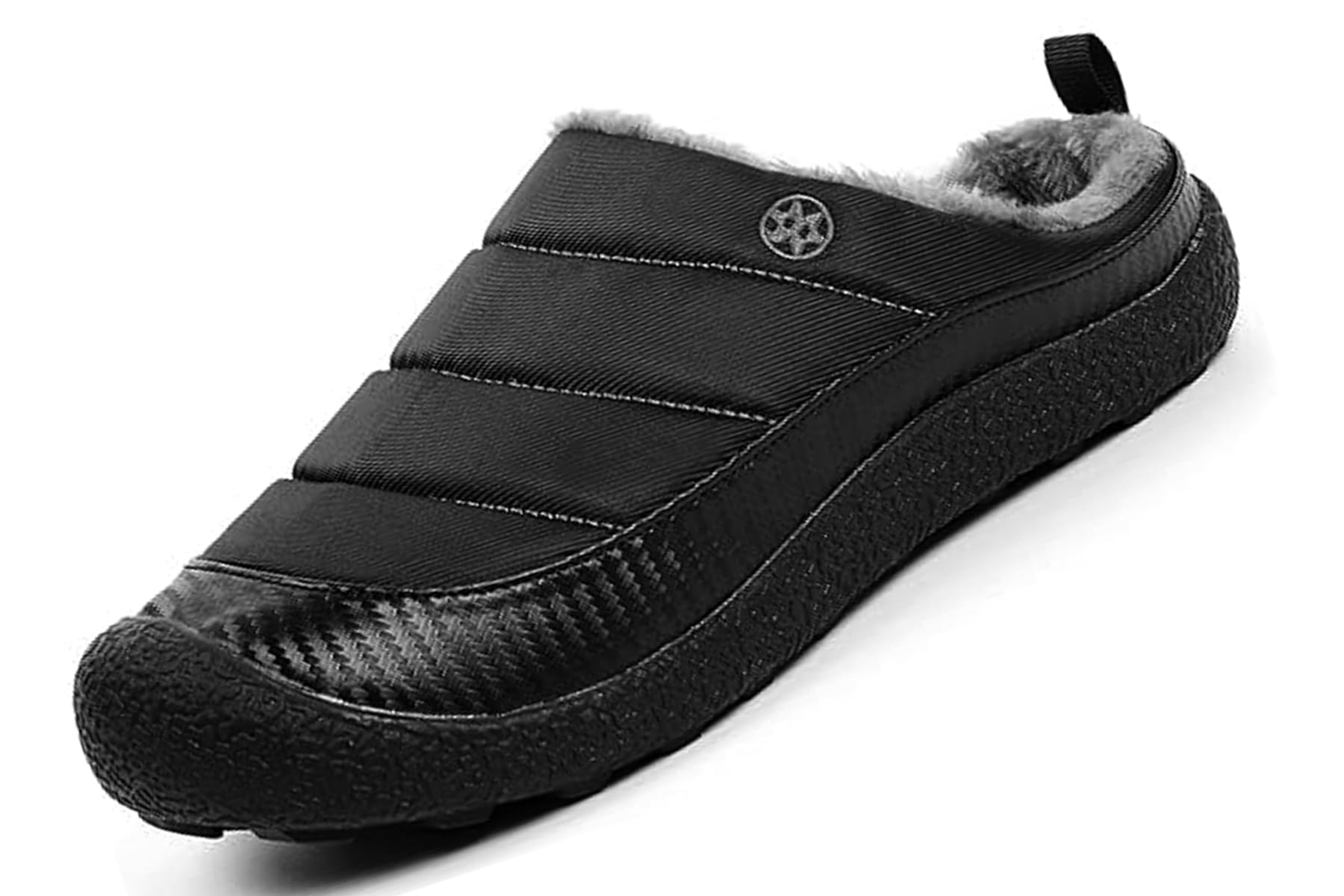 Gaatpot Pantofole Invernali Donna Uomo,Nero,EU43
