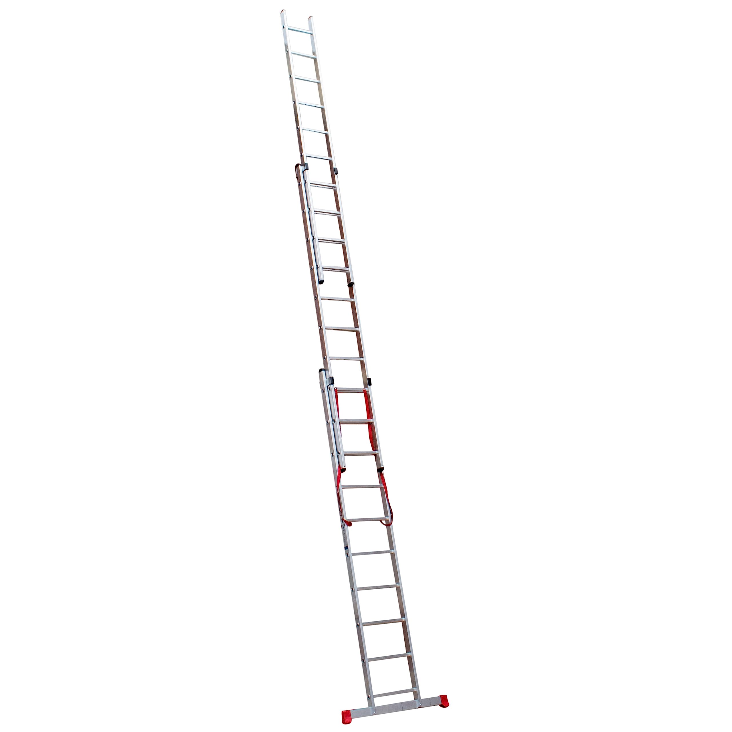Home Master® 3 Section Extension Ladder | Lightweight Aluminium | Stabiliser Bar | 150kg Weight Rating | EN131 Certified | Size: 3x10