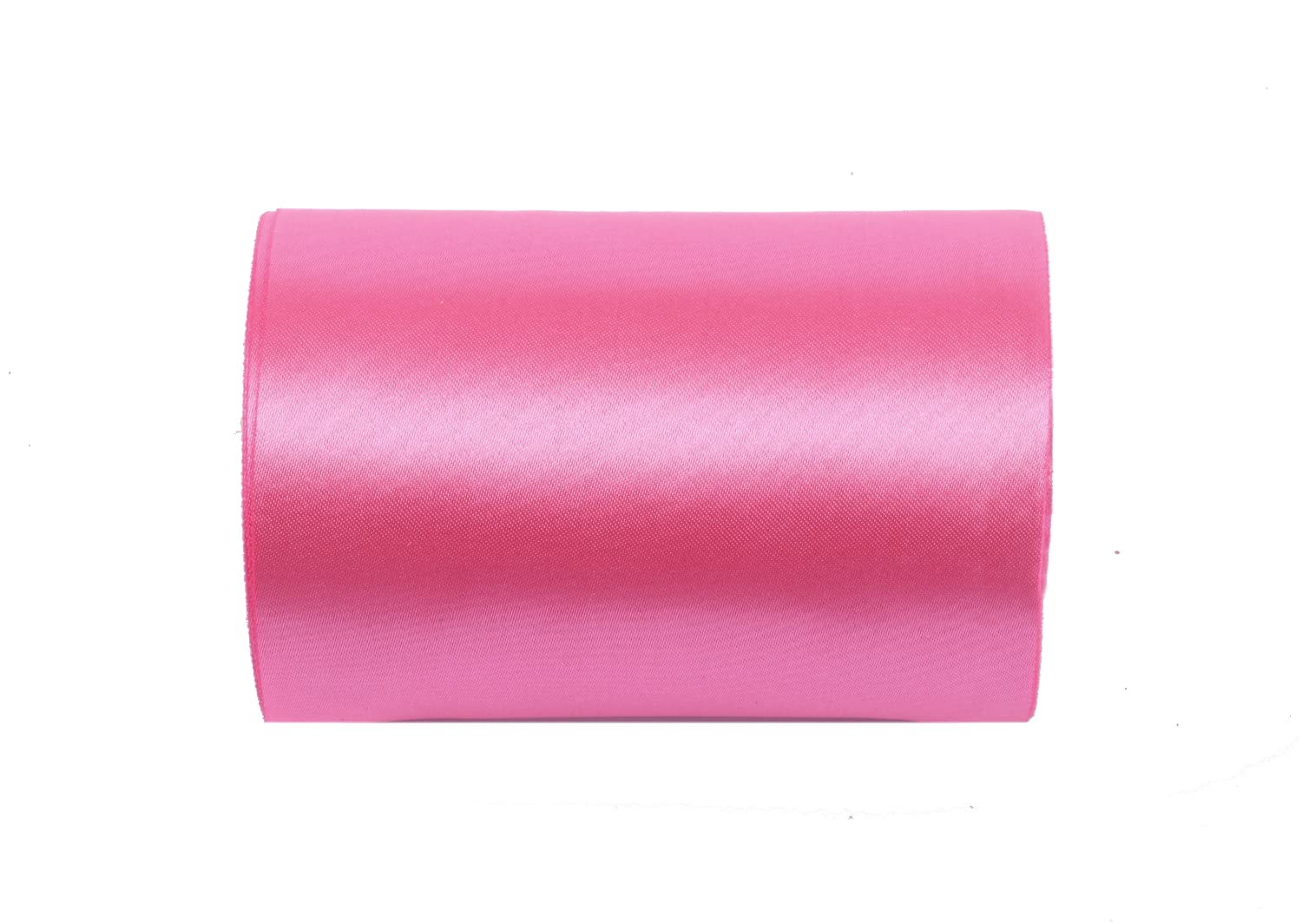 YYCRAFT 4 Inch Wide Satin Ribbon Satin Fabric Spool for Grand Opening Cutting Ceremony Wedding Birthday Party Decoration Gift Craft (22 Yards,Dark Pink)