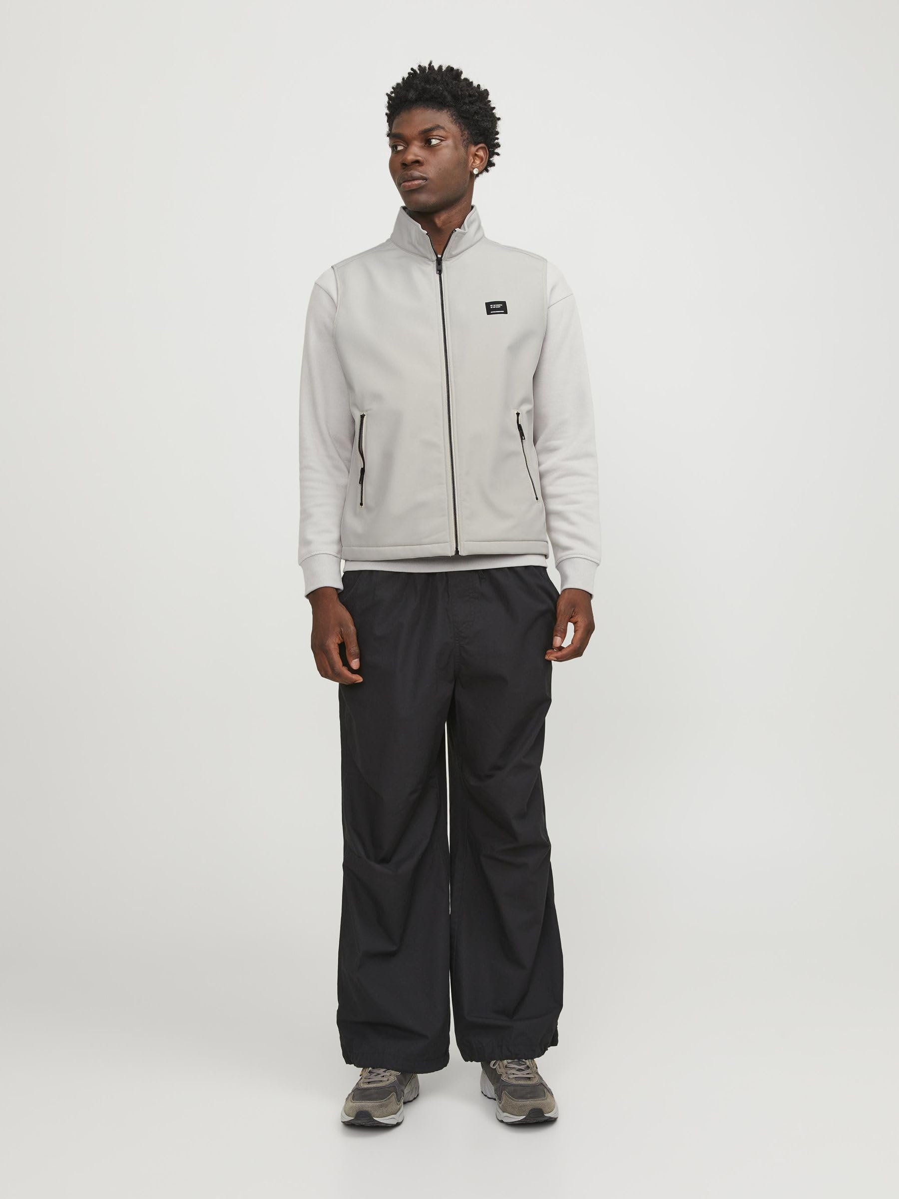 JACK & JONES Jjebasic Softshell BW Collar Noos Chaqueta para Hombre