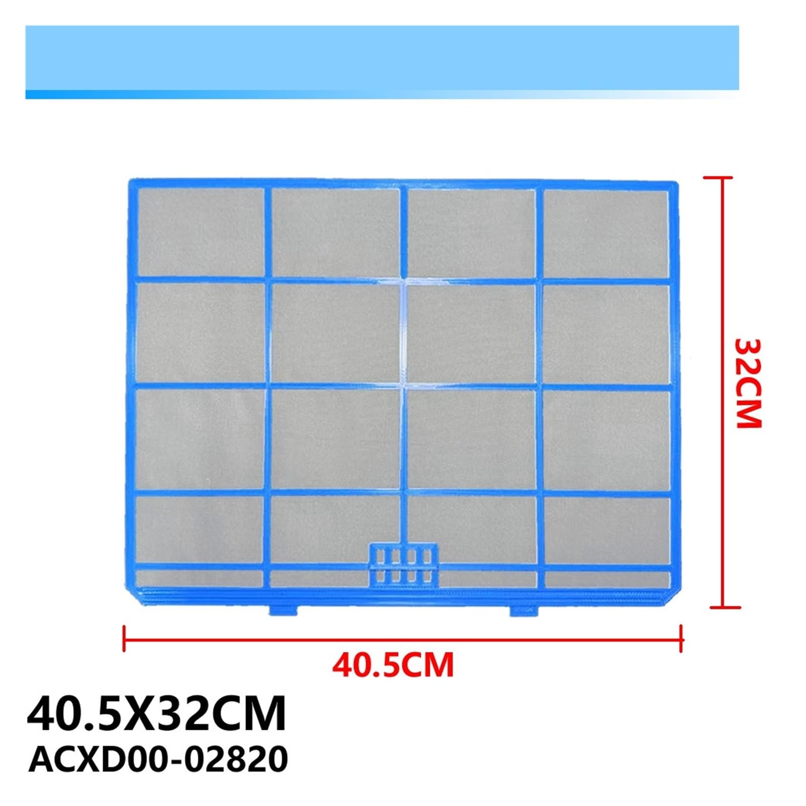 Compatible Con ACXD, Filtro Del Condizionatore D'aria | Filtro Del Condizionatore D'aria00-02820, Con Panasonic, Con Rasonic, Dimensioni Parti Aria Condizionata: 40,5X32 Cm(2pcs)