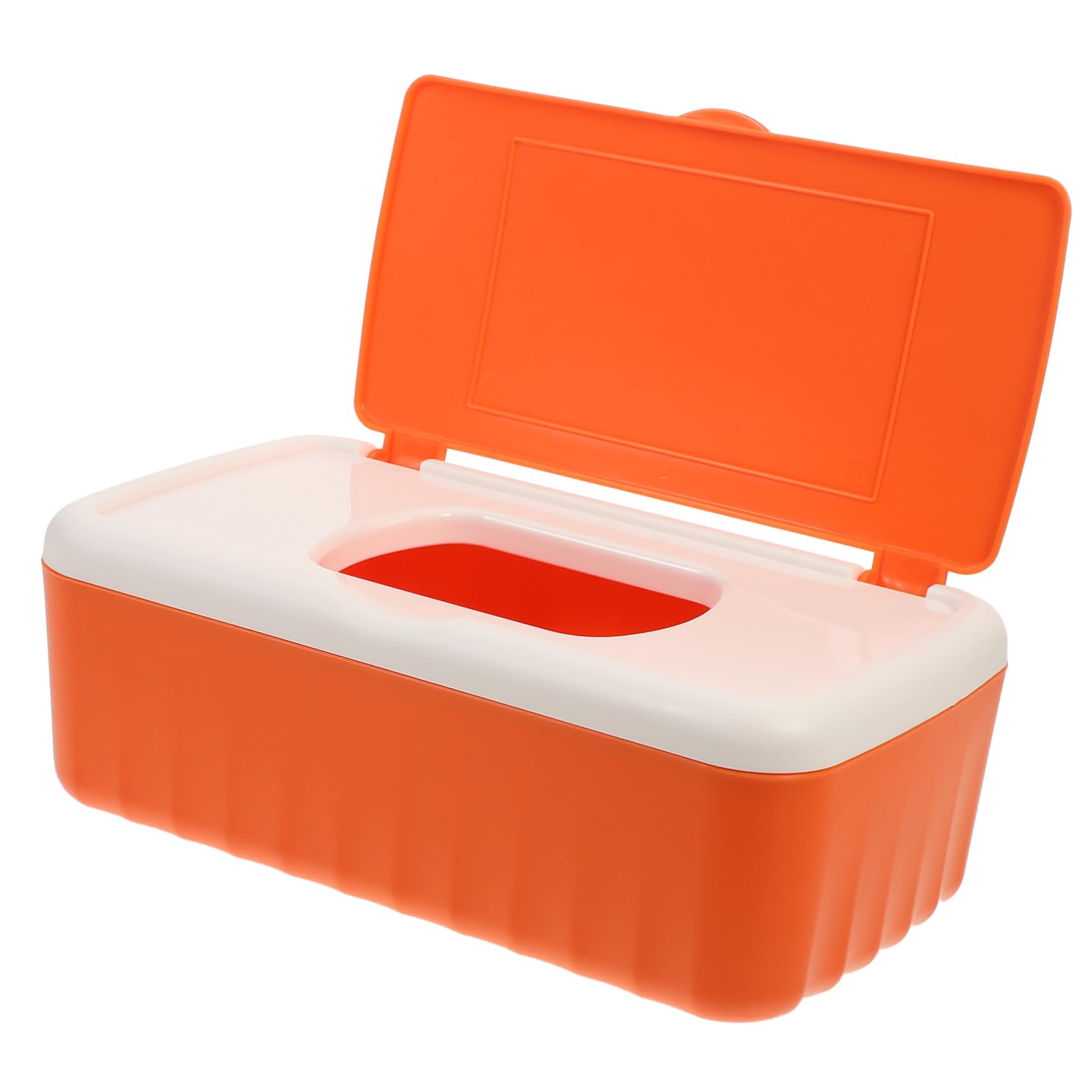 Boîte à lingettes humides rechargeable avec couvercle - Boîte à lingettes réutilisable - Porte-lingettes humides - Pour la maison et les déplacements - Mallette de rangement en polypropylène
