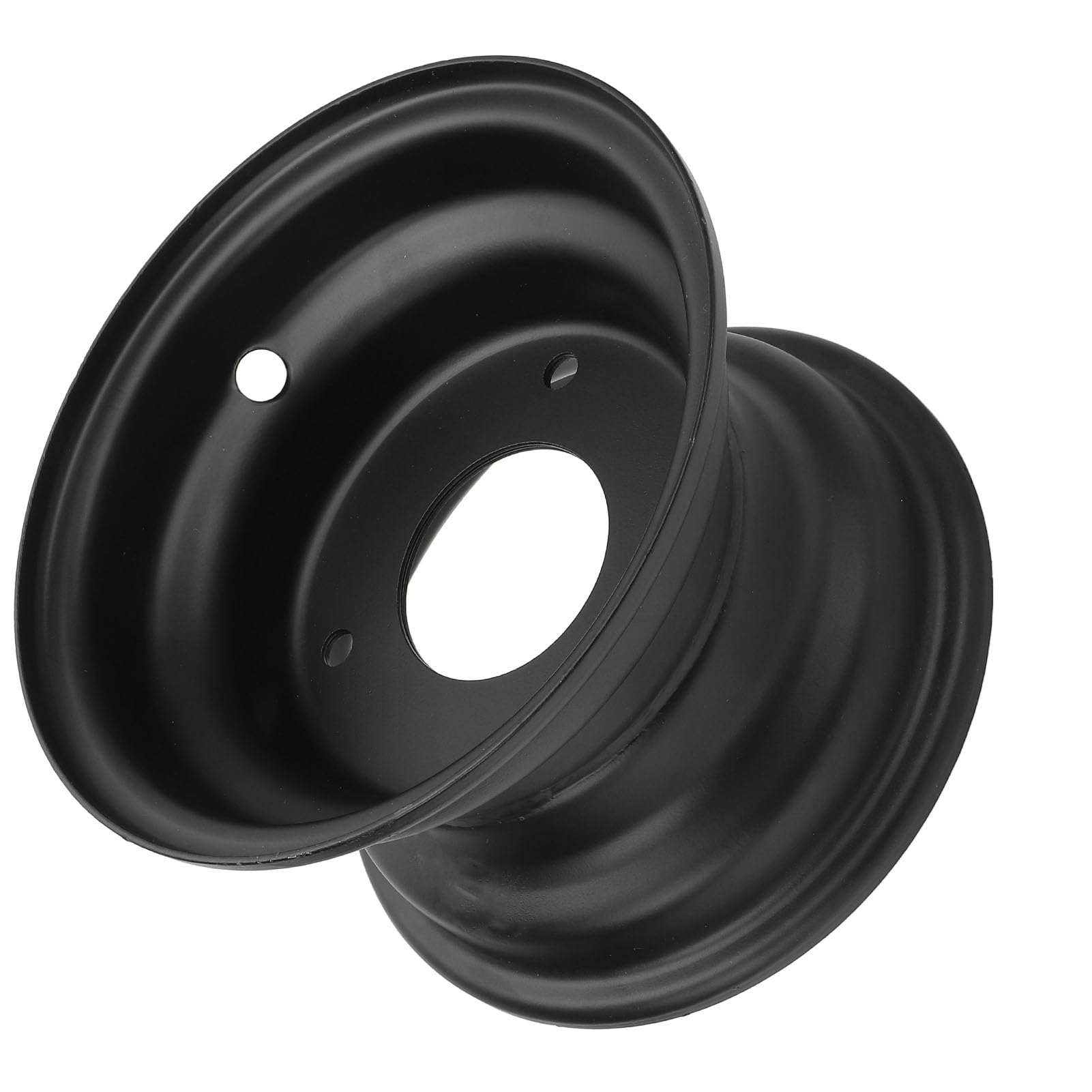 SIXRUN Cubo de Rueda Llanta de Aleación de Aluminio 7 Pulgadas 145 70 6 Cubo de Rueda de 3 Orificios con Revestimiento Negro para ATV Go Kart Quad Dirt Bike Ride on Mower Uso Delantero Trasero