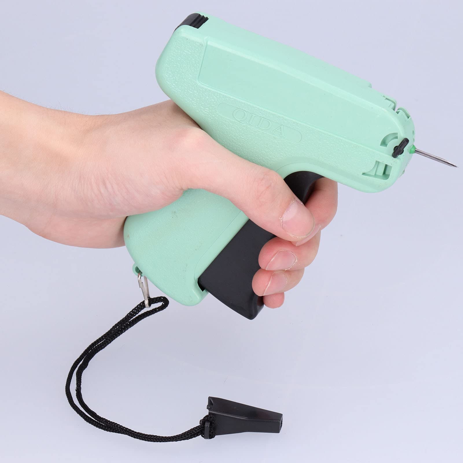 Pistolet do etykietowania ubrań, zestaw pistoletów do mocowania etykiet z 18 haczykami, zestaw pistoletów do etykietowania ubrań