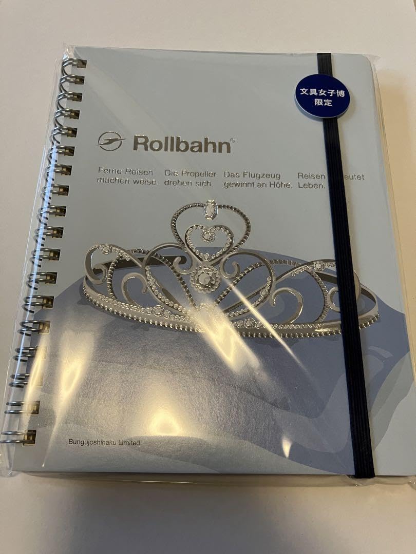 Rollbahn ロルバーン　文具女子博　限定　ブックマーク　ウェディング ロルバーン マノワール ティアラ ポケット付きメモ ブックマーク