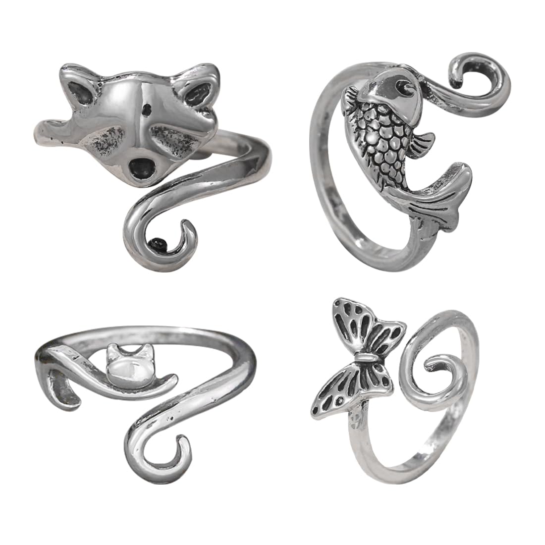 Anelli Per Uncinetto Regolabili - 4 Pezzi In Metallo Per Lavorare A Maglia Più Veloce - Foto 2