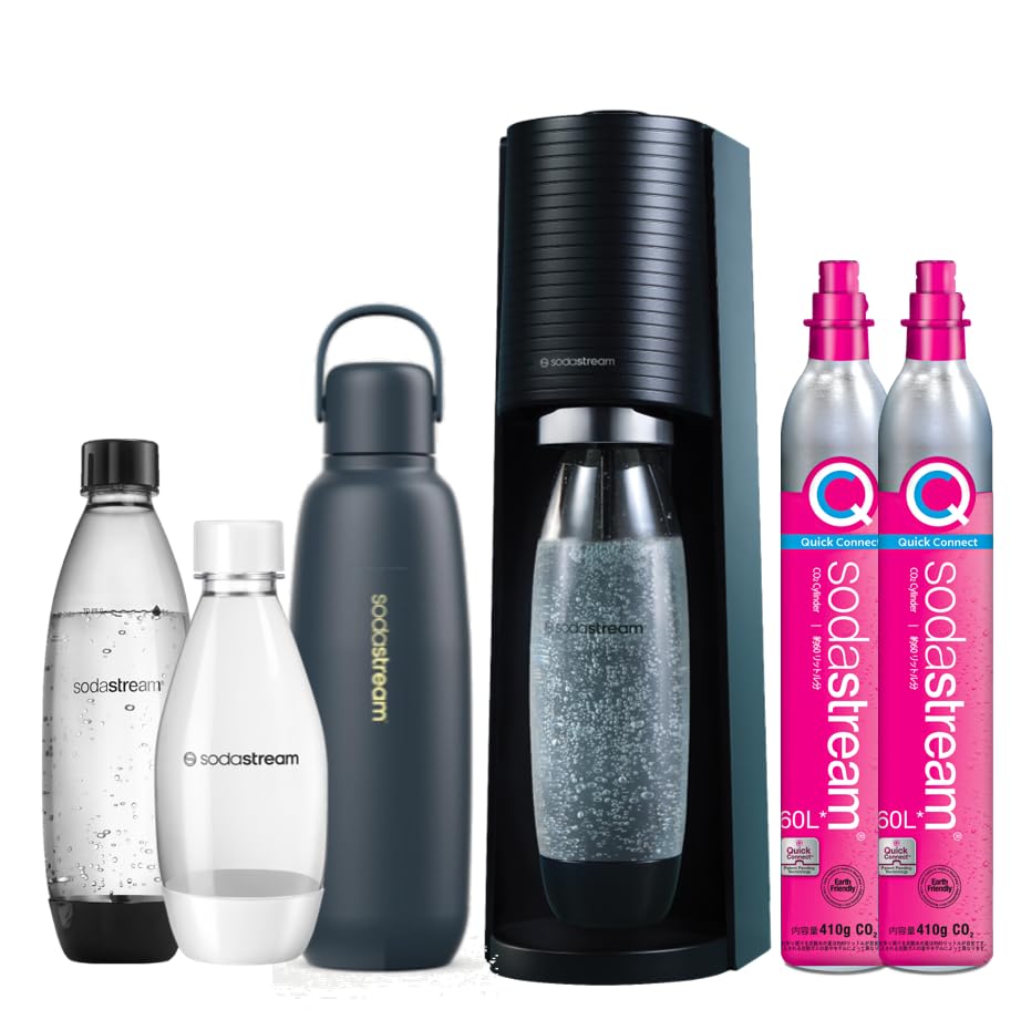 ソーダストリーム TERRA(テラ) 特別パッケージ ブラック Amazon | [公式] ソーダストリーム TERRA(テラ) 特別パッケージ
