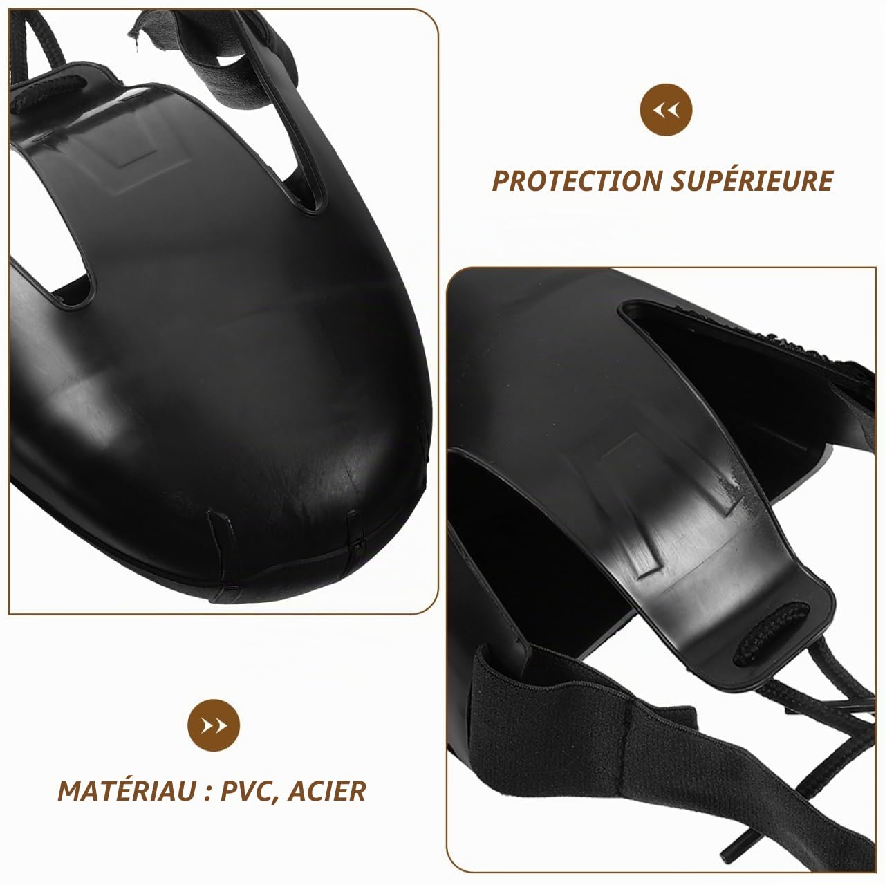 Couvre-Orteils De Chaussures De Sécurité À Embout en Acier Antidérapant Protection pour Travailleurs sur Chantiers Et Usines 9.06X4.72X2.36In