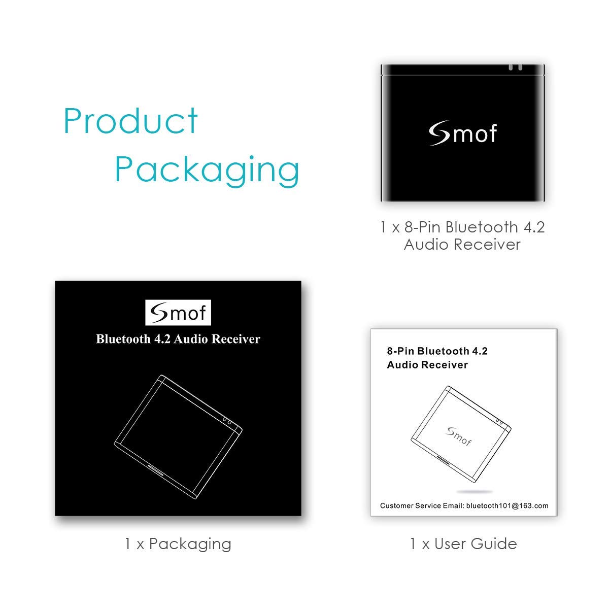 Smof 8 Pin Bluetooth Adapter Receiver Only For Bose Sounddock Iii Xt Philips Ds1155b 93 Philips Aj7260d 93 Jbl Ms302gm Yamaha Tsx 14 Ihome Ipl8bn Zeppelin Air C Bowers Wilkons Rsr Ds406bt - View #4