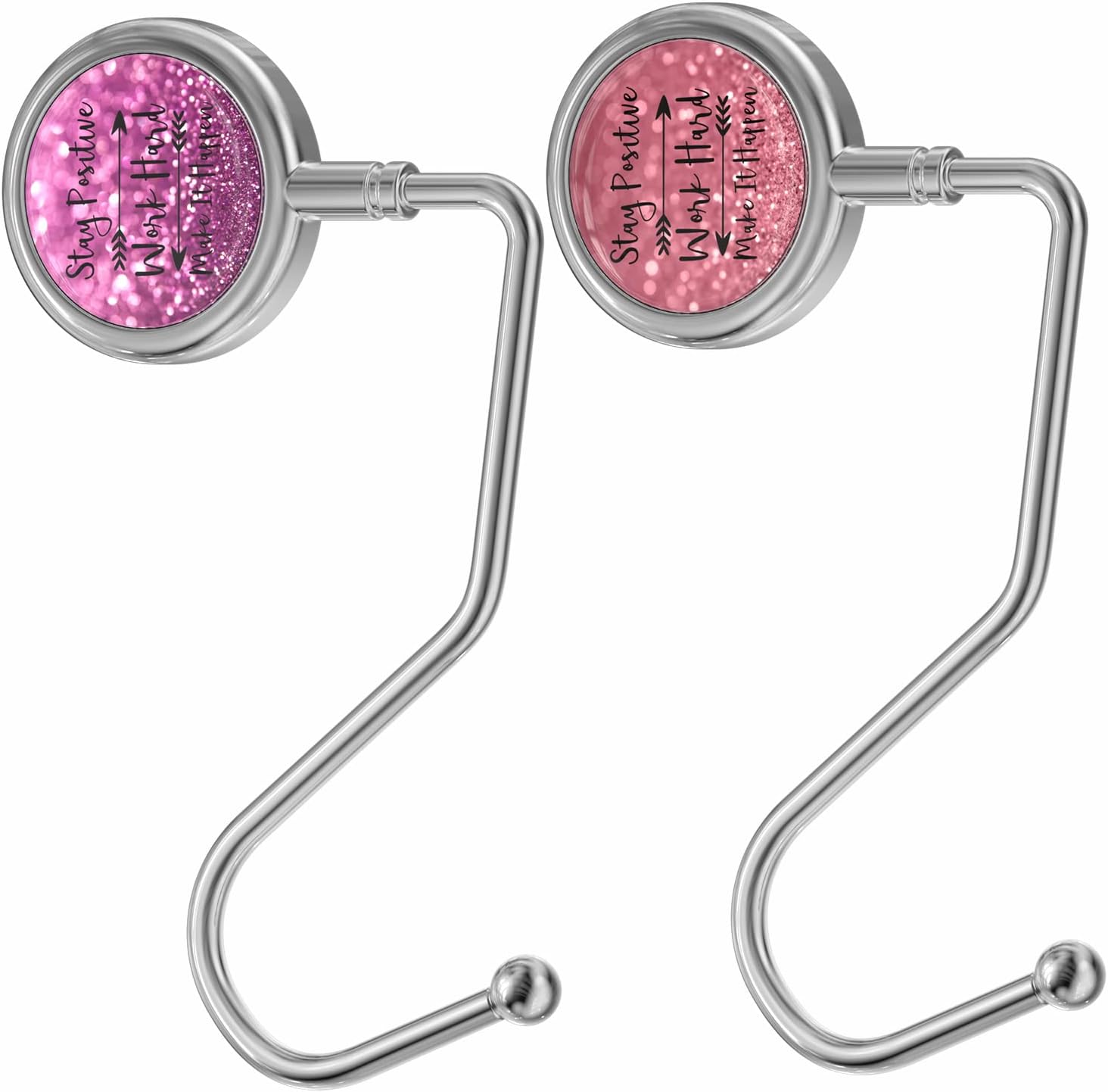 Aiawoxc Purse Hooks for Table, Set of 2 Metal Purse Hanger