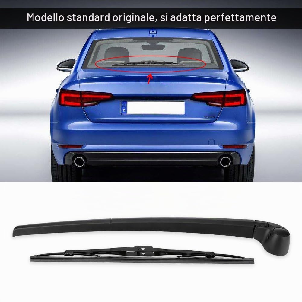 Kit braccio tergicristallo posteriore, braccio tergicristallo posteriore e set di spazzole per 8E B6 B7 Avant/Estate 2001-2008