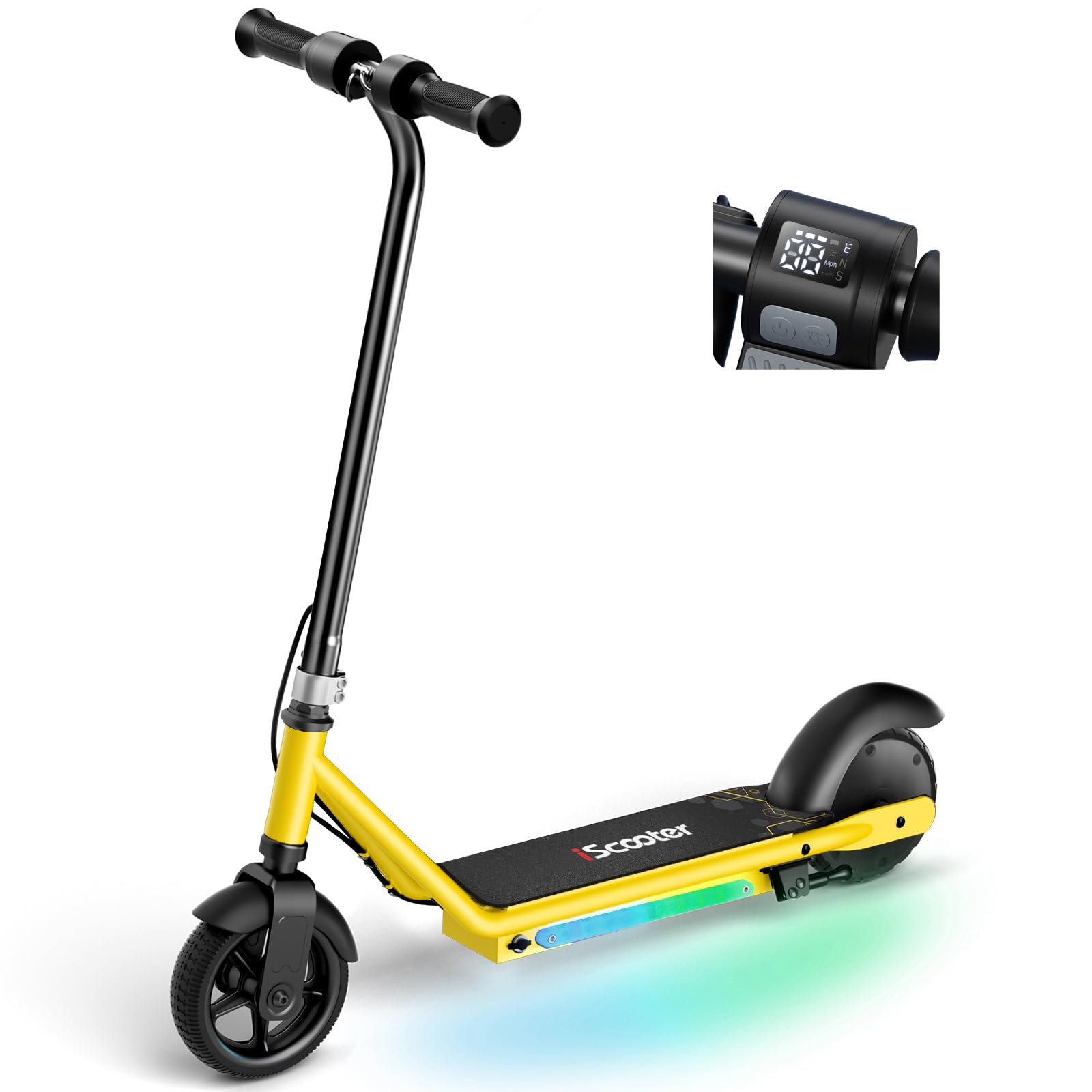 iScooter IK3 IK3Pro Electric Scooter for Kids Aged 6-12 10MPH Top Speed 3 Heights IK3Pro Magnetic Charging 150W