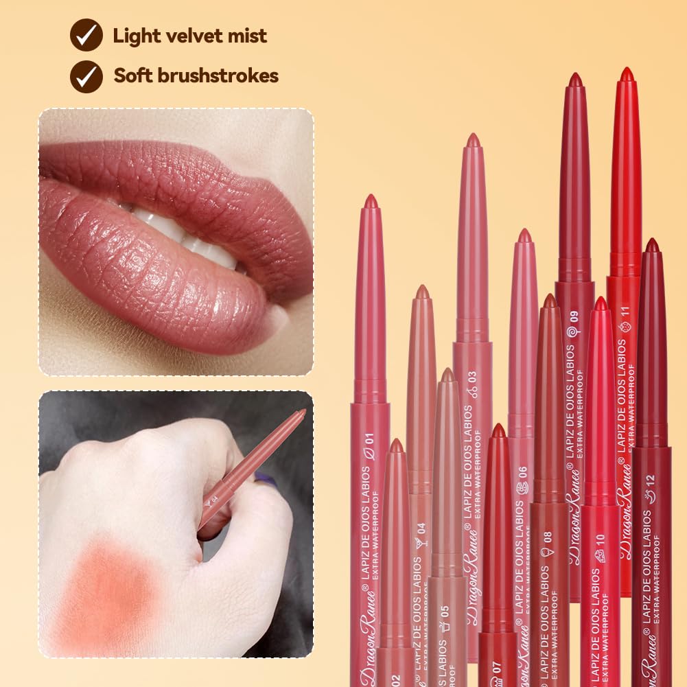 LOPHE 12 Color Matte Lip Liner - Image 4