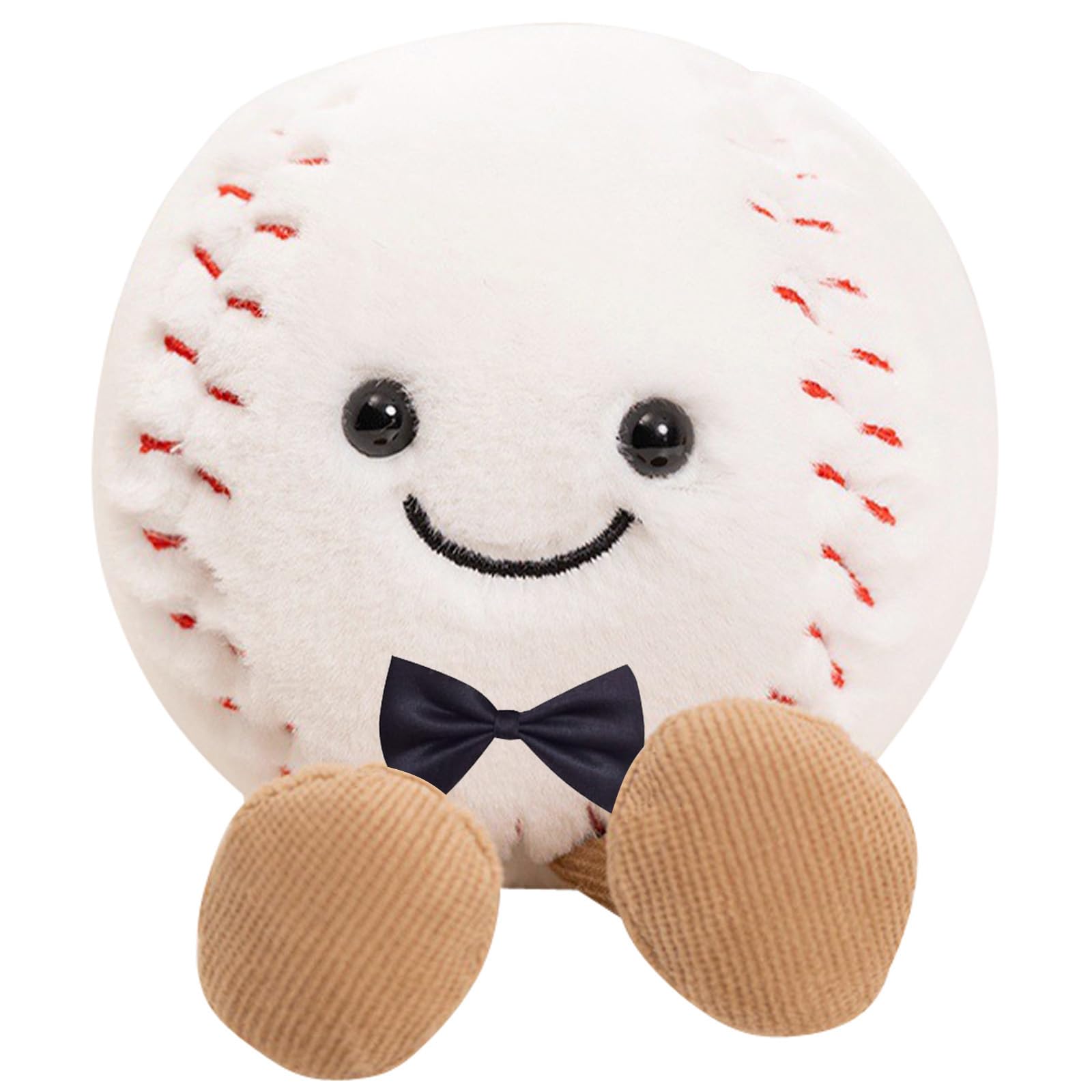 Cuddly Big Soft Plush Realistic Baseball Ball Halloween Stuffed Toy Doll 6 Baseball Plushie Toys Best Birthday Christmas