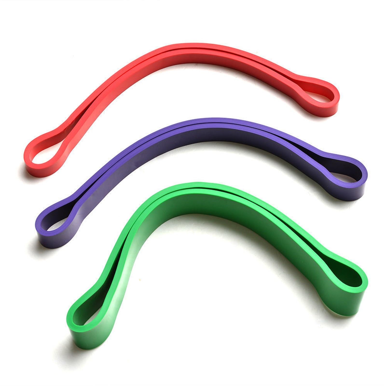 Übungsbänder, Widerstandsbänder, Fitness-Widerstandsbänder-Loop-Set mit 3 Stufen, Dicke, schwere, sportliche Power-Gummibänder, Workout-Trainingsübungsgeräte