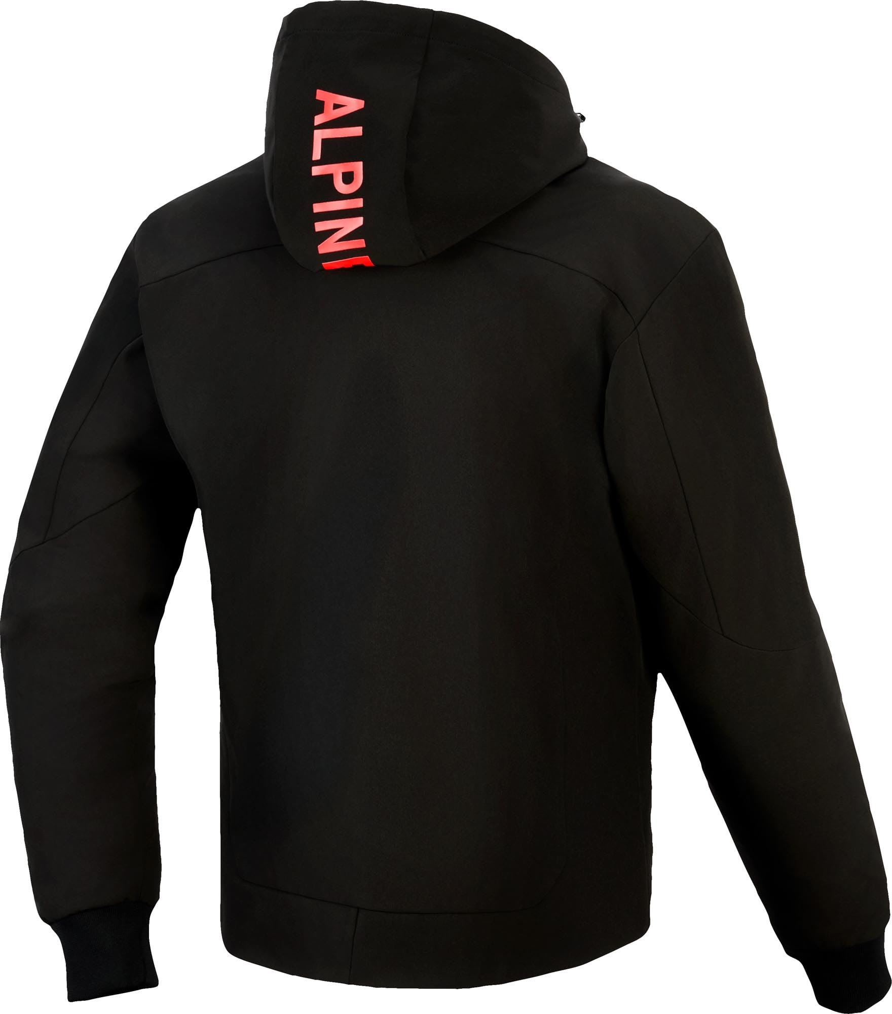 Alpinestars Radium Tech Sweat à capuche zippé moto, noir/rouge, 3XL