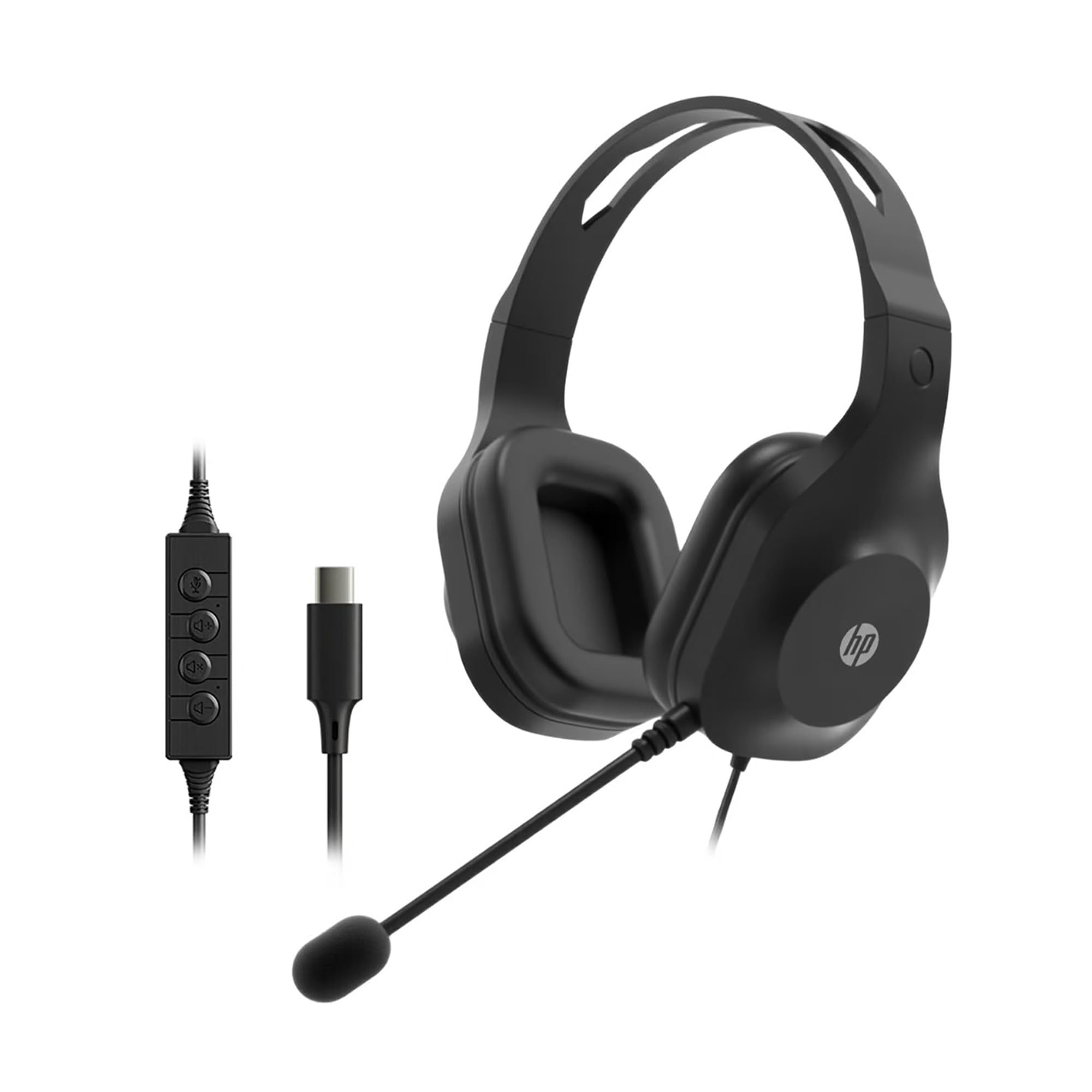 HP 320C USB-C Wired Headset, Black, 212 gm (CH8D5AA)-image-8
