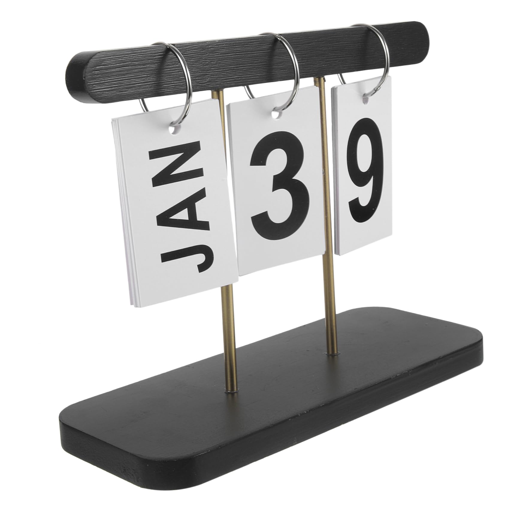 SEWACC 3stücke Tischkalender Rustikaler -kalender Für Schreibtisch Reusable Desktop-kalender Für Zuhause Büro Und Manuell Langlebige Dekoration