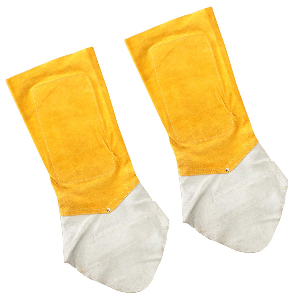 C2K Splatterproof Elastic Leather Welding Spats Welder Leggings Anti-Collision Footwear