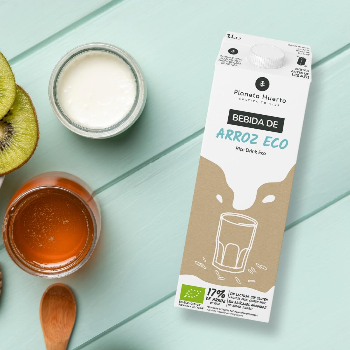 Pack 12× Bebida de Arroz ECO 1 L – Bebida Alternativa Vegetal Ecológica sin Lactosa