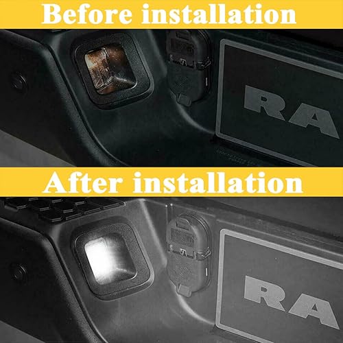 Miniatura 7 de Luces de matrícula para Dodge RAM 1500 2500 3500 Pickup 2003-2018, juego de 2 lámparas de número de camión, kit de luces LED de etiqueta, 6000 K