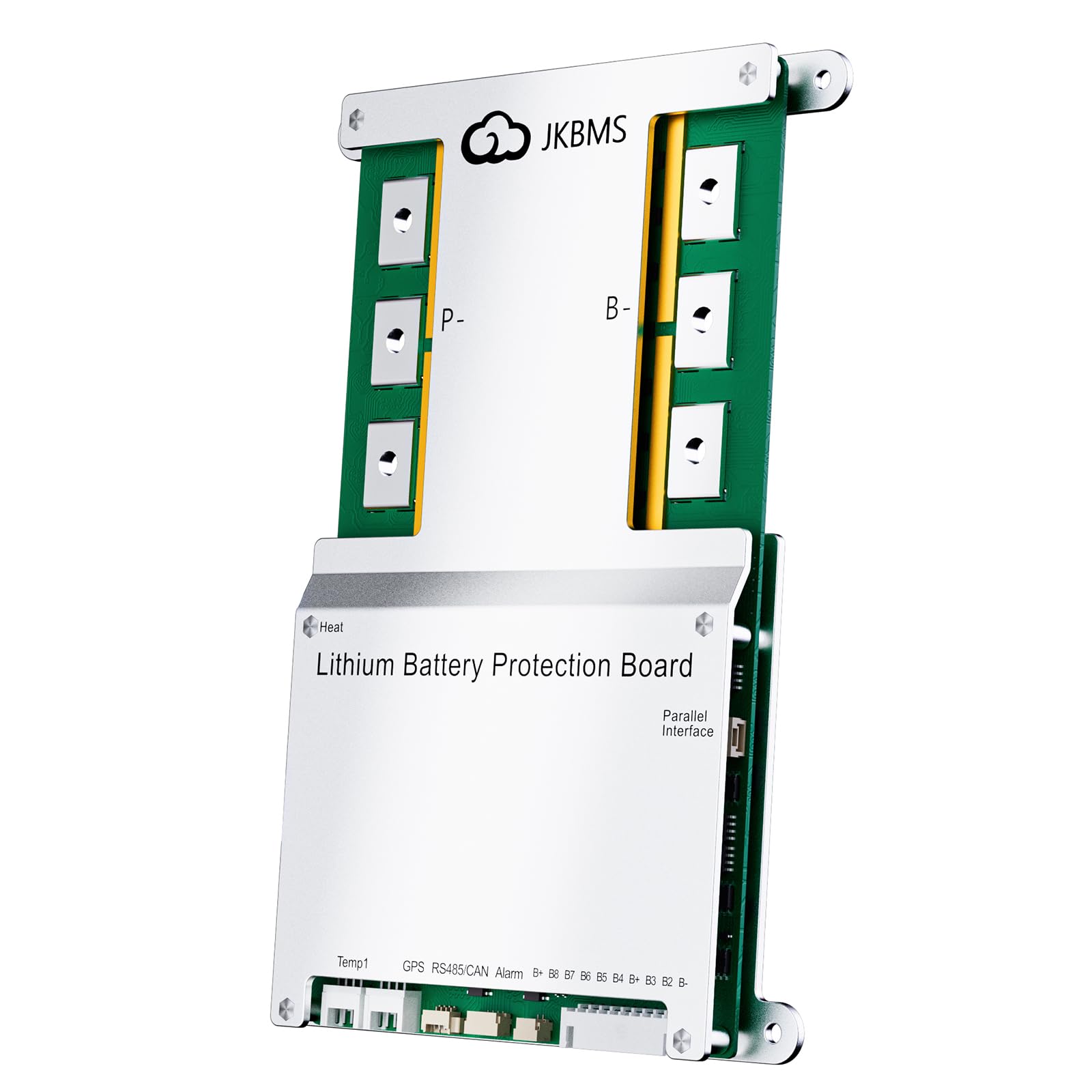 JKBMS Smart BMS 4S-8S 12V-24V 300A 2A Active Balance Build-in Bluetooth with CAN RS485 PCB Battery Protection Board for LiFePO4 Li-ion LTO Battery