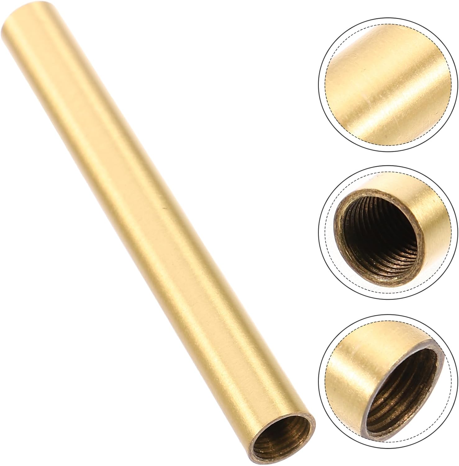 OSALADI Wall Lamp Accessories Lighting Fixture Downrods and Stems Lamp Kit for Table Lamps Lighting Fixture Stems Diy Lamp Downrods Lamp Stem M10 Copper Extension Tube Chandelier