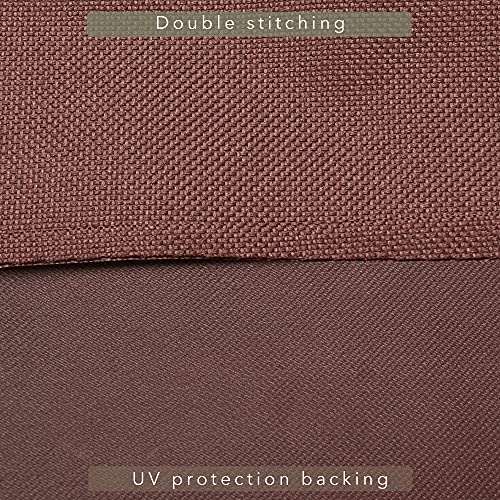 7/8/9Ft Heavy Duty 600D Polyester Canvas Billiard Pool Table Cover(7 Colors Available) (Coffee Brown, 7-Foot) #TOP4