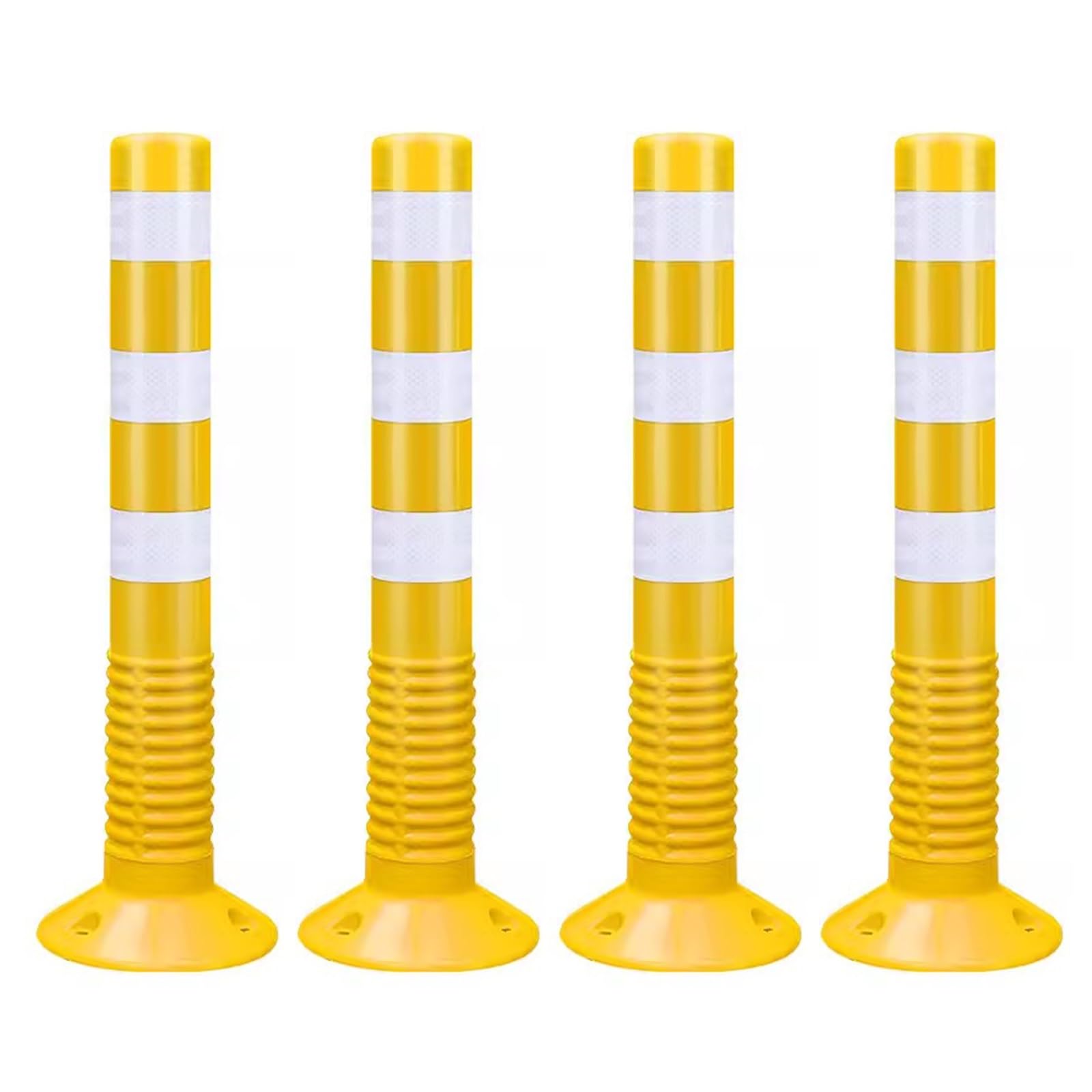 LWJSOCP 75cm Safety Traffic Cones Plastic Barricades with Screws Warning Posts for Road Marking Construction Sites Parking Lots Street Barriers