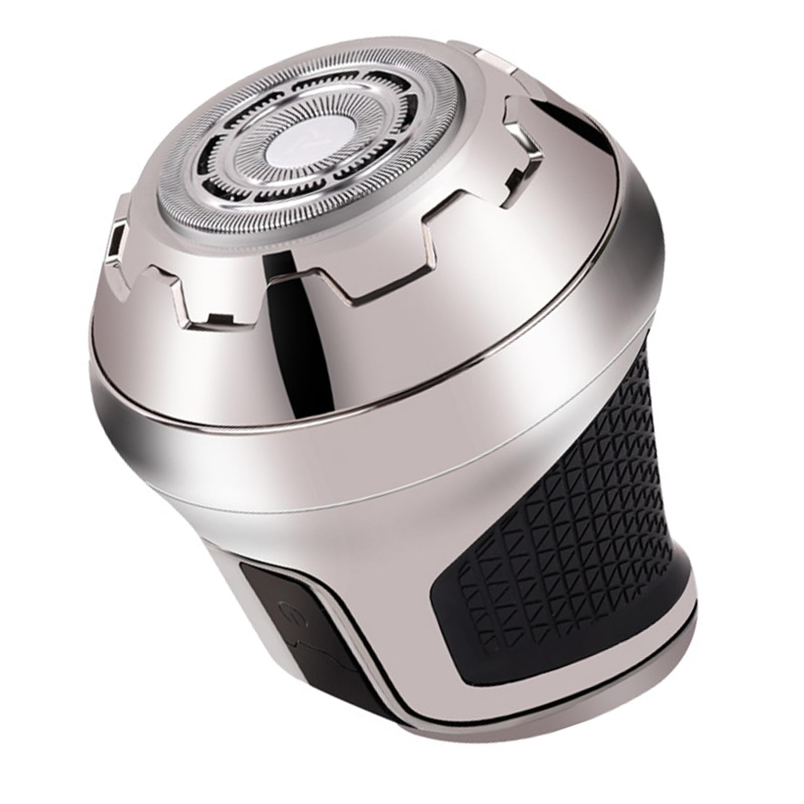 2 in 1 Elektrischer Barttrimmer Roségold (Silber grau)
