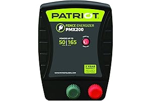 Patriot Patriot Series PMX200 Electric Fence Energizer, 2-Joule
