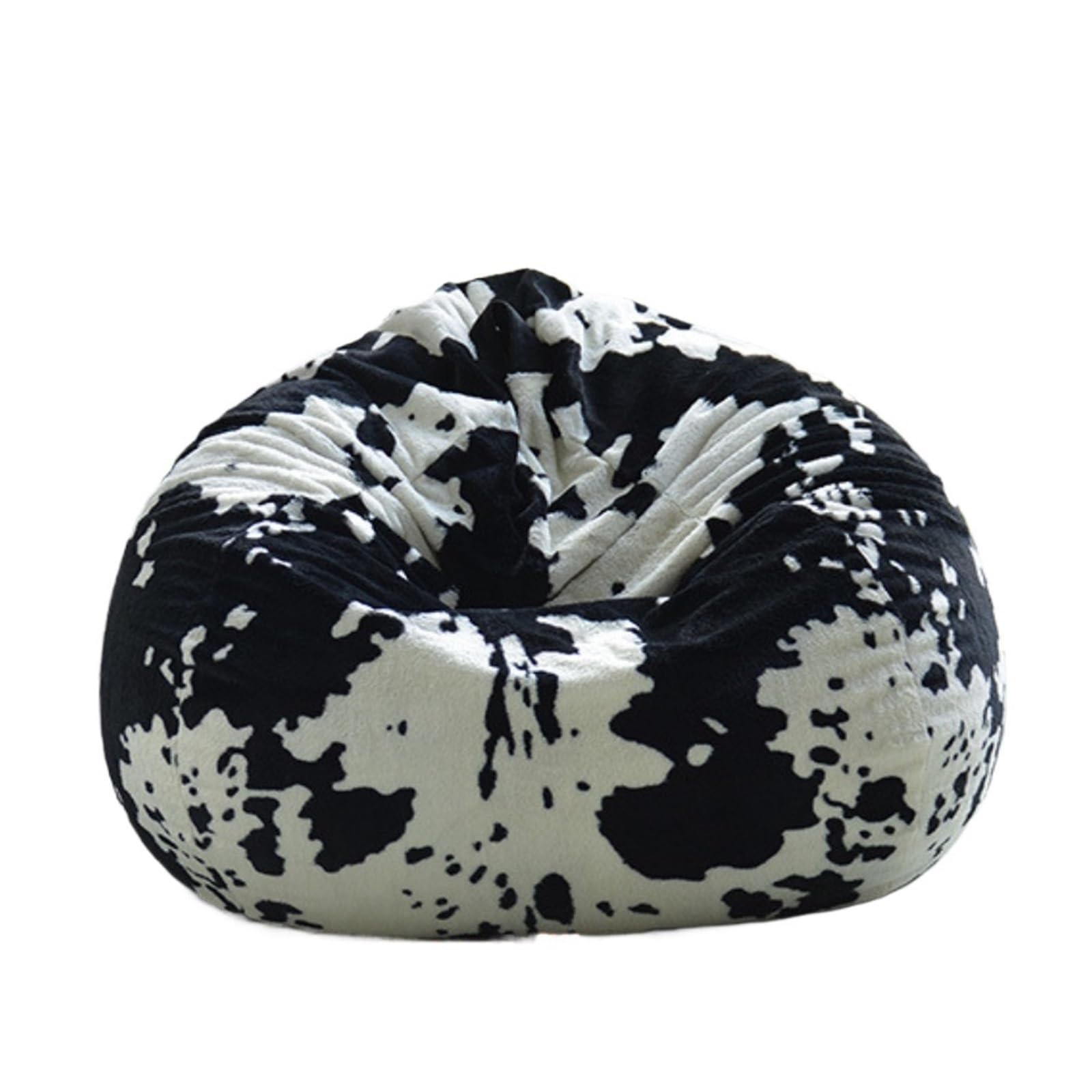 Housse Pouf Housse de Pouf en Fausse Fourrure D85 cm, sans Rembourrage à l'intérieur(85cm-02)