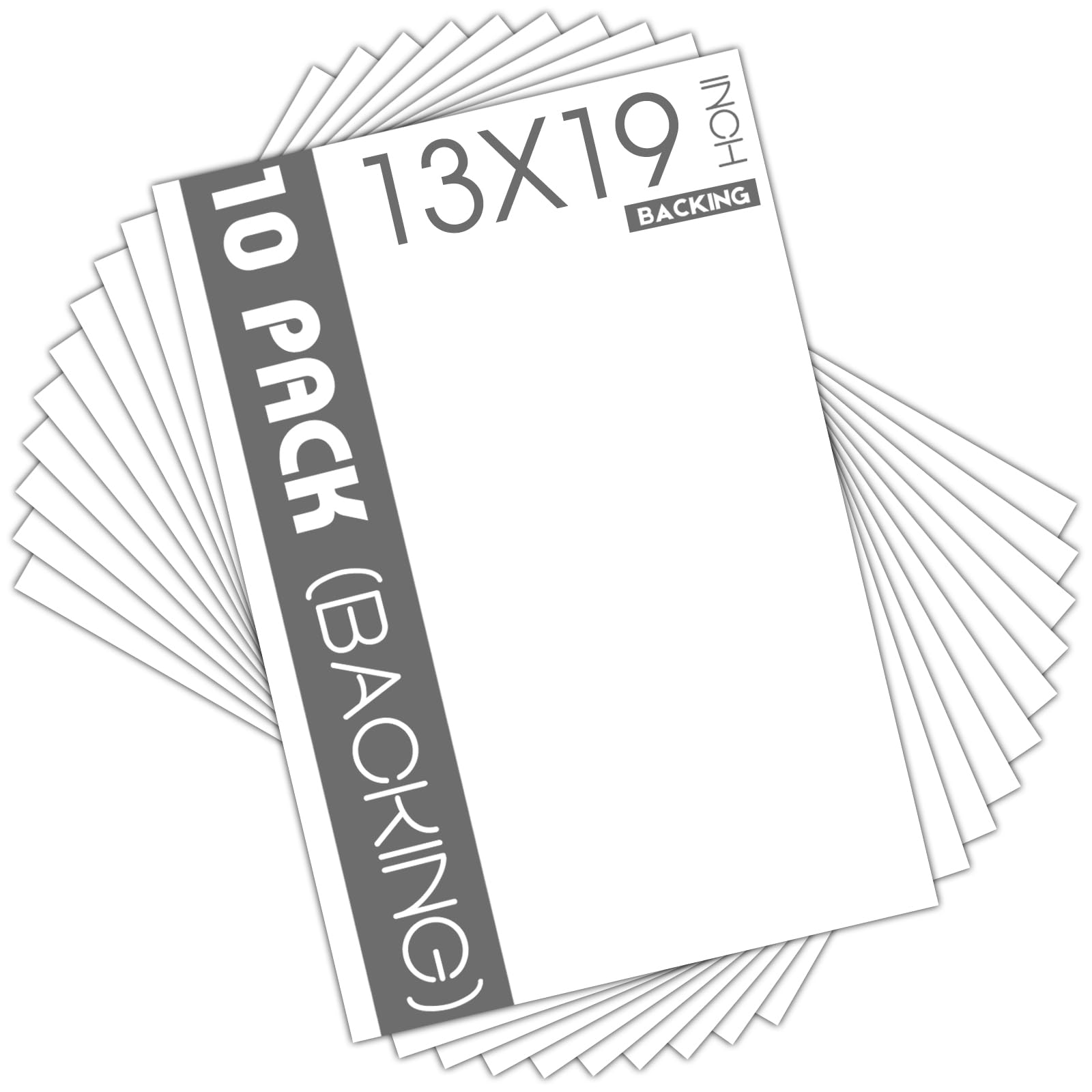Mat Board Center, White Backing Boards - Full Sheet - for Art, Prints, Photos, Prints and More, 10 Pack, 13x19-image-14