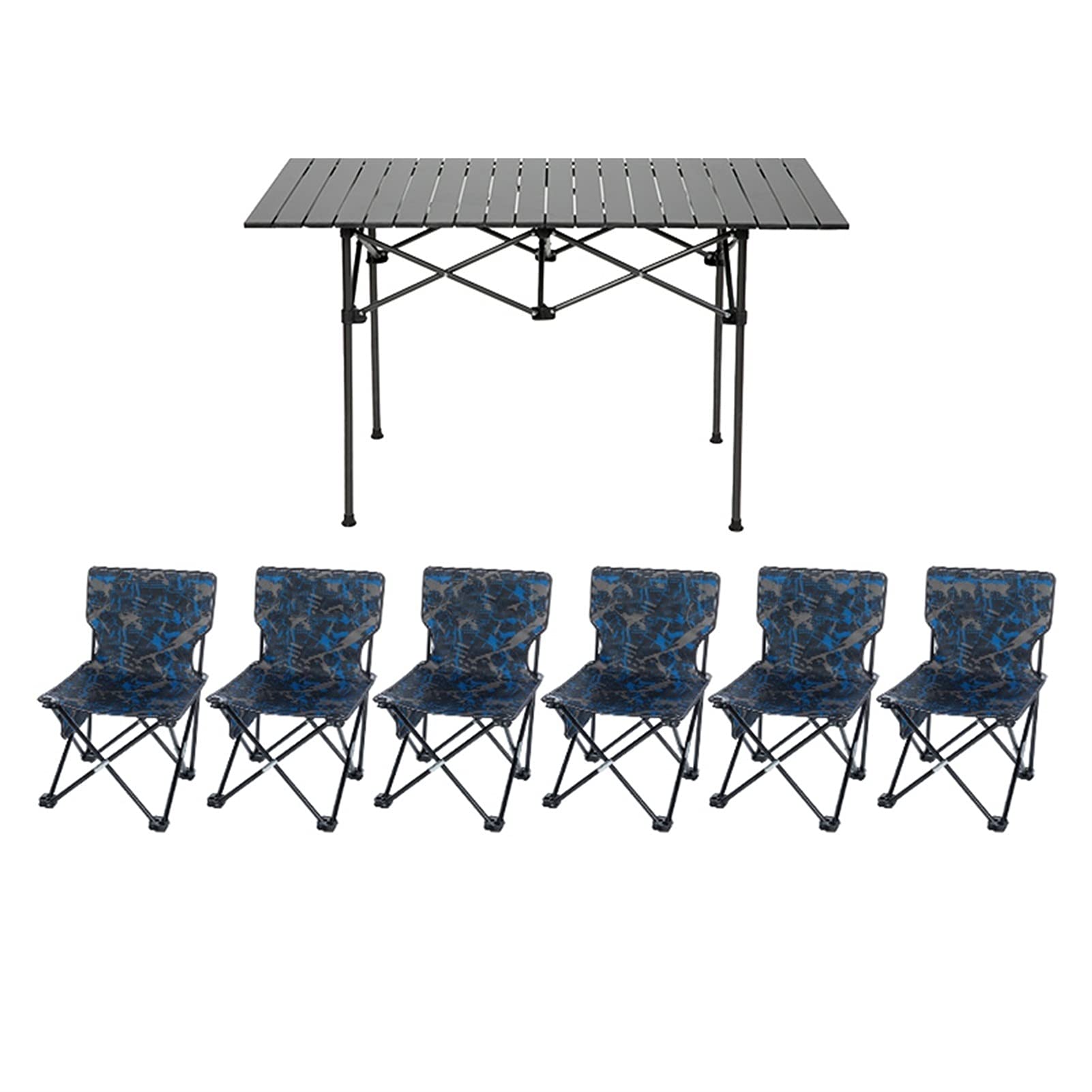Table de camping pliante 120cm avec chaises pour pique-nique