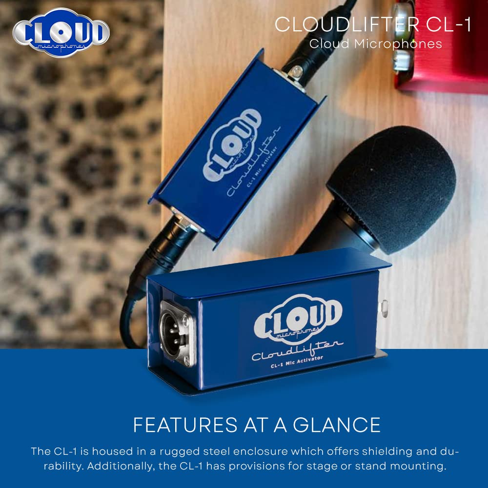 PS Cloud Microphone Cloudlifter Cl-1 Mic Ativador Com Ganho