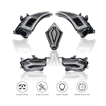 Amazon.com: Tmax530 Led Lights Front Rear Tail Brake Light