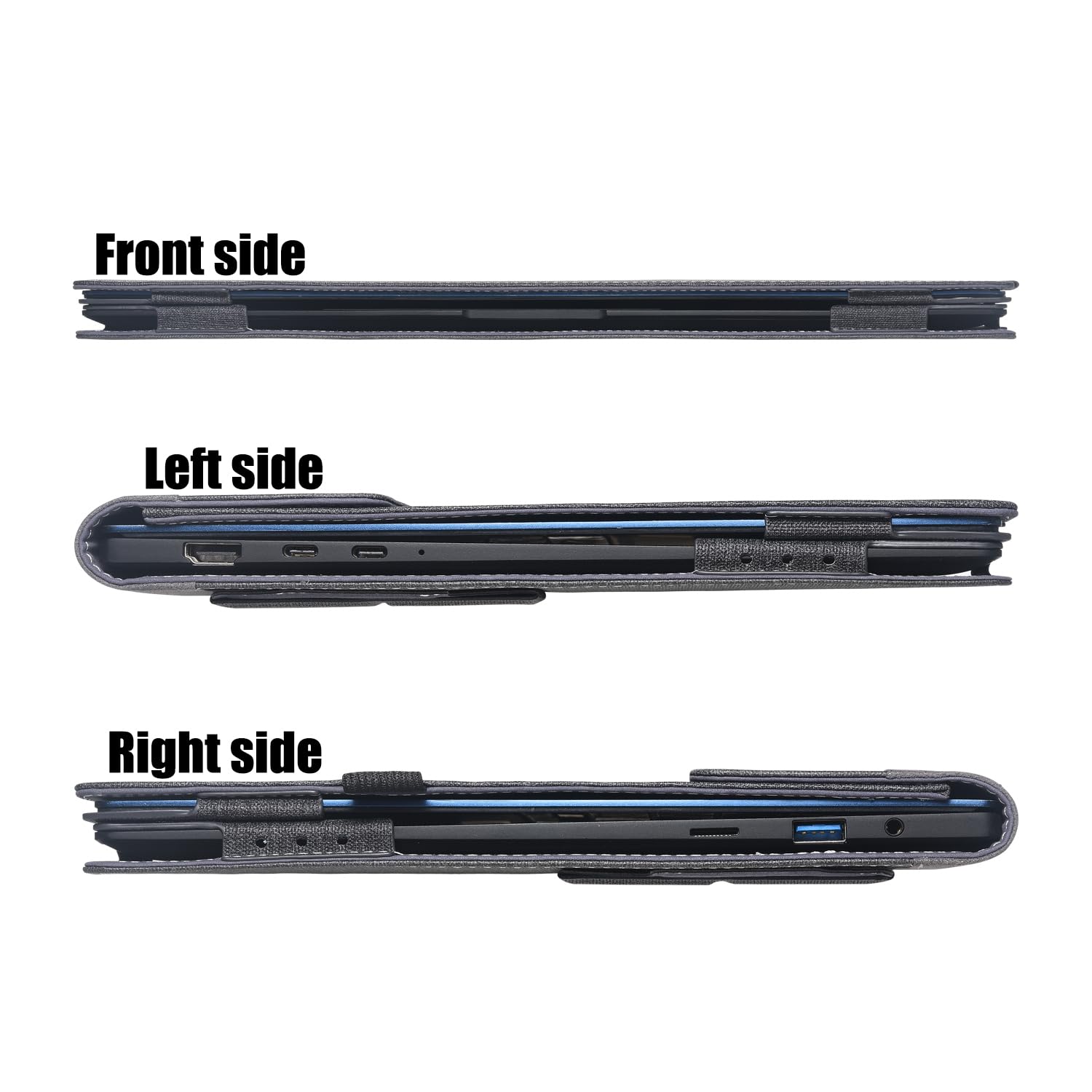 Custodia protettiva per computer portatile Samsung Galaxy Book3/2 360 NP730QFG/Galaxy Book2 Pro 360 13/Galaxy Book2 Pro 13 NP930XED/NP930QED NP730QED NP730QED (nero, 13,3)