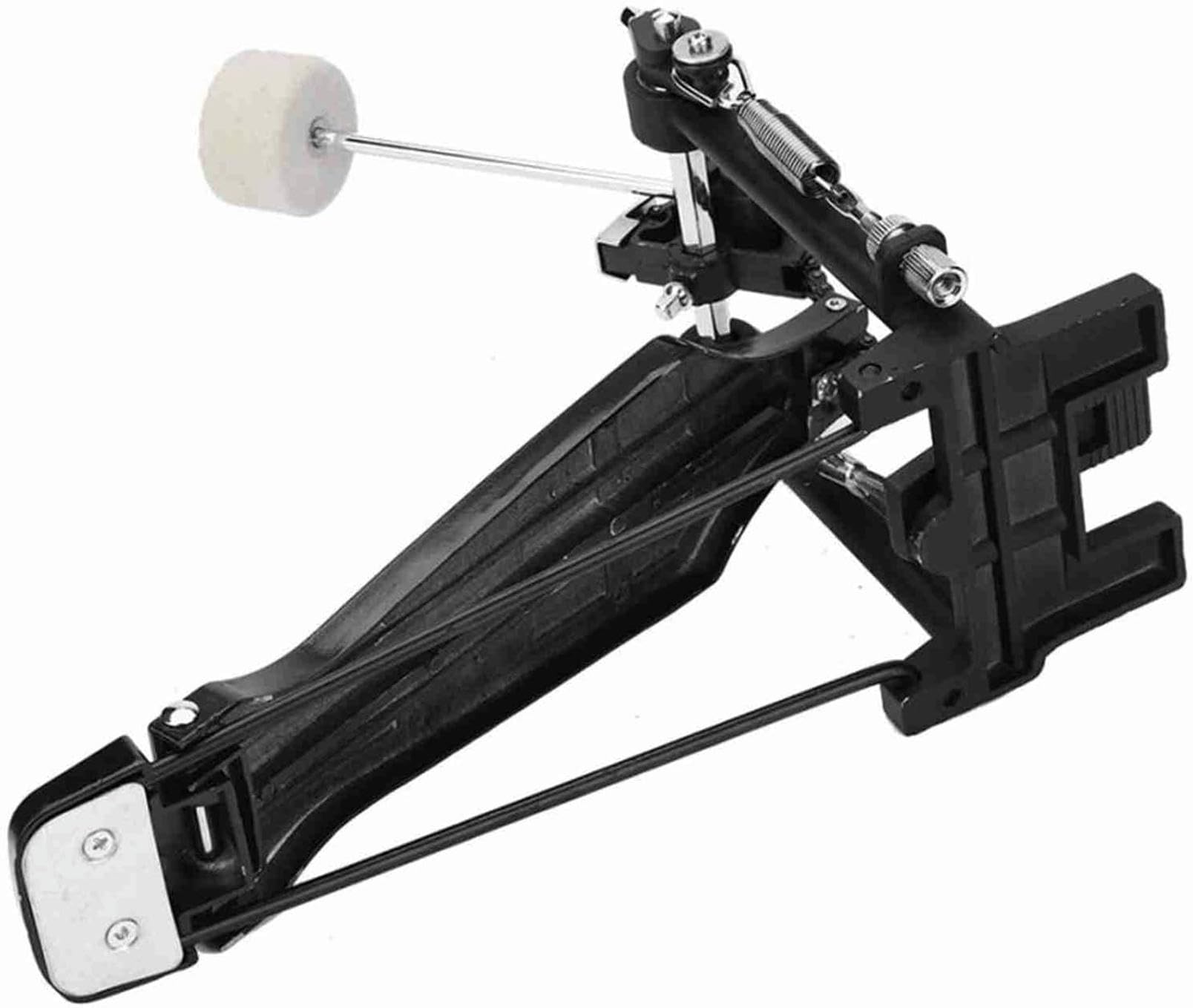 Double pédale de grosse caisse – Système d'entraînement à double chaîne pour une réponse fluide, cadre en métal renforcé pour plus de stabilité et de durabilité