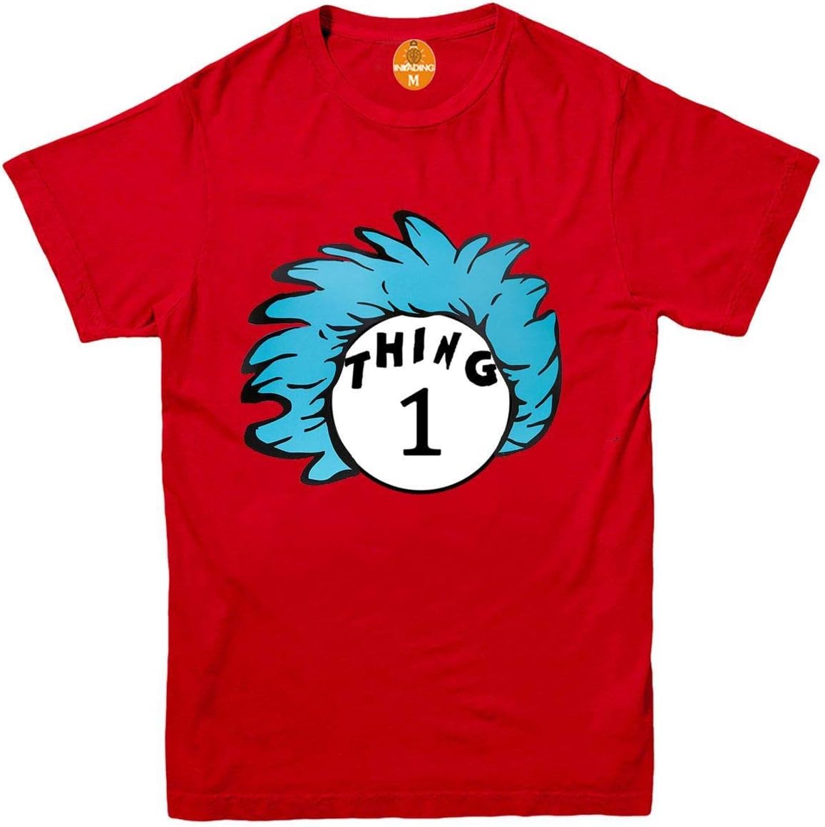 Adults Kids Childrens DR Seuss T-Shirt Cat in The Hat Thing World Book Day Top