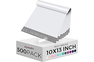 Fuxury Poly Mailer 10x13Inch: Pack of 500