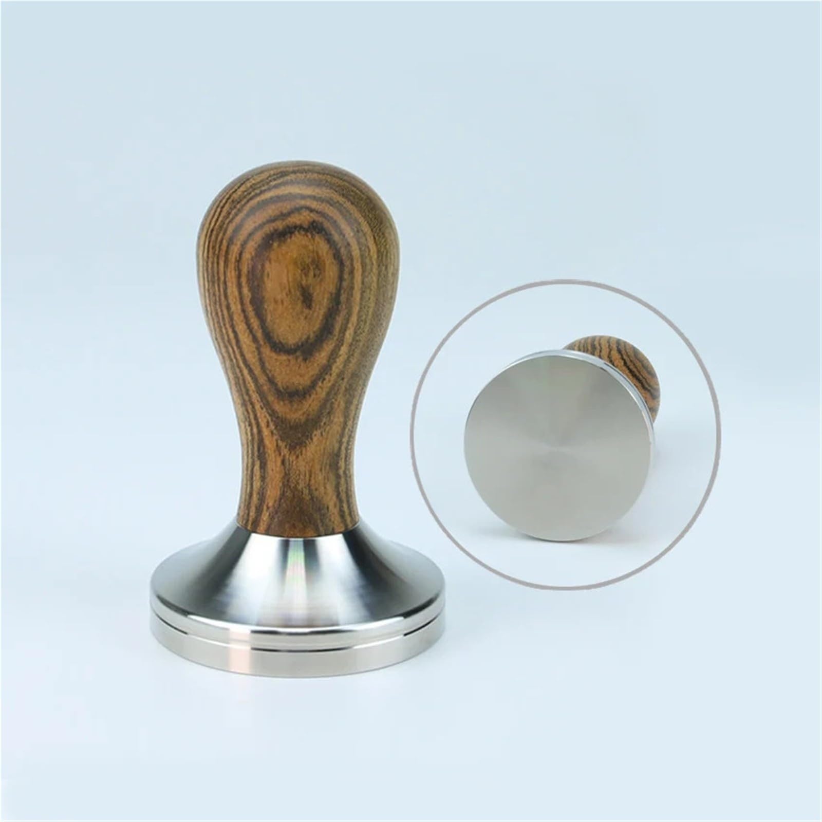 Tamper De Café 41/49 / 51 53 54 57 58 58.35mm Mango De Madera